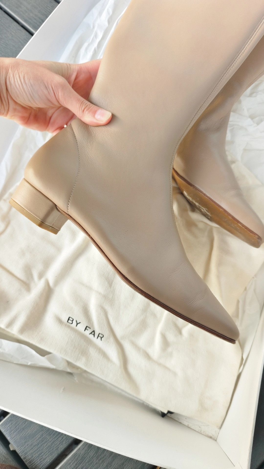 By Far By Far Beige Knee-High Boots Size 36 Size US 5 / IT 35 - 4 Thumbnail