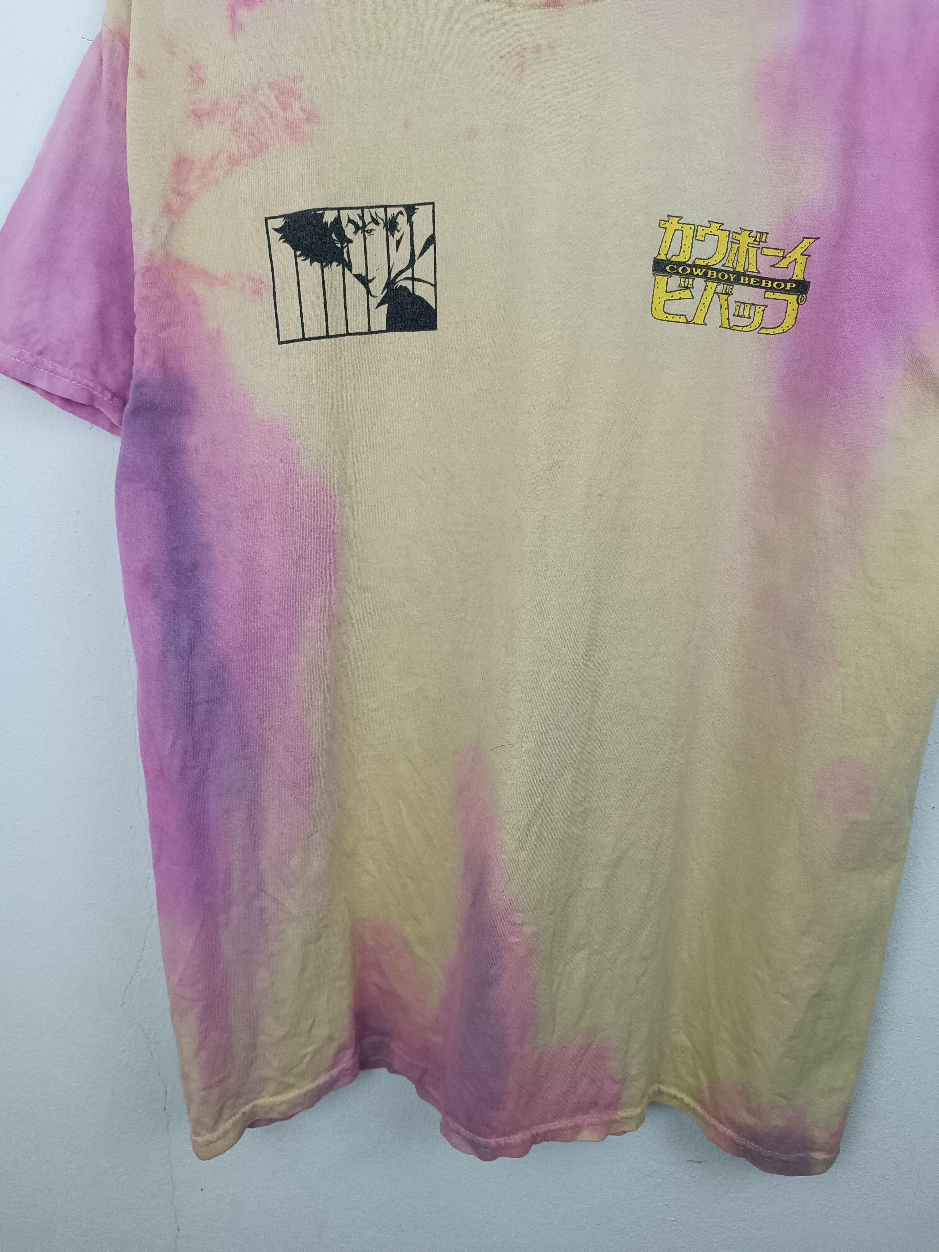 Anime VINTAGE COWBOY BEBOP TIE DYE ANIME TEE akira ghost in shell Size US M / EU 48-50 / 2 - 12 Thumbnail