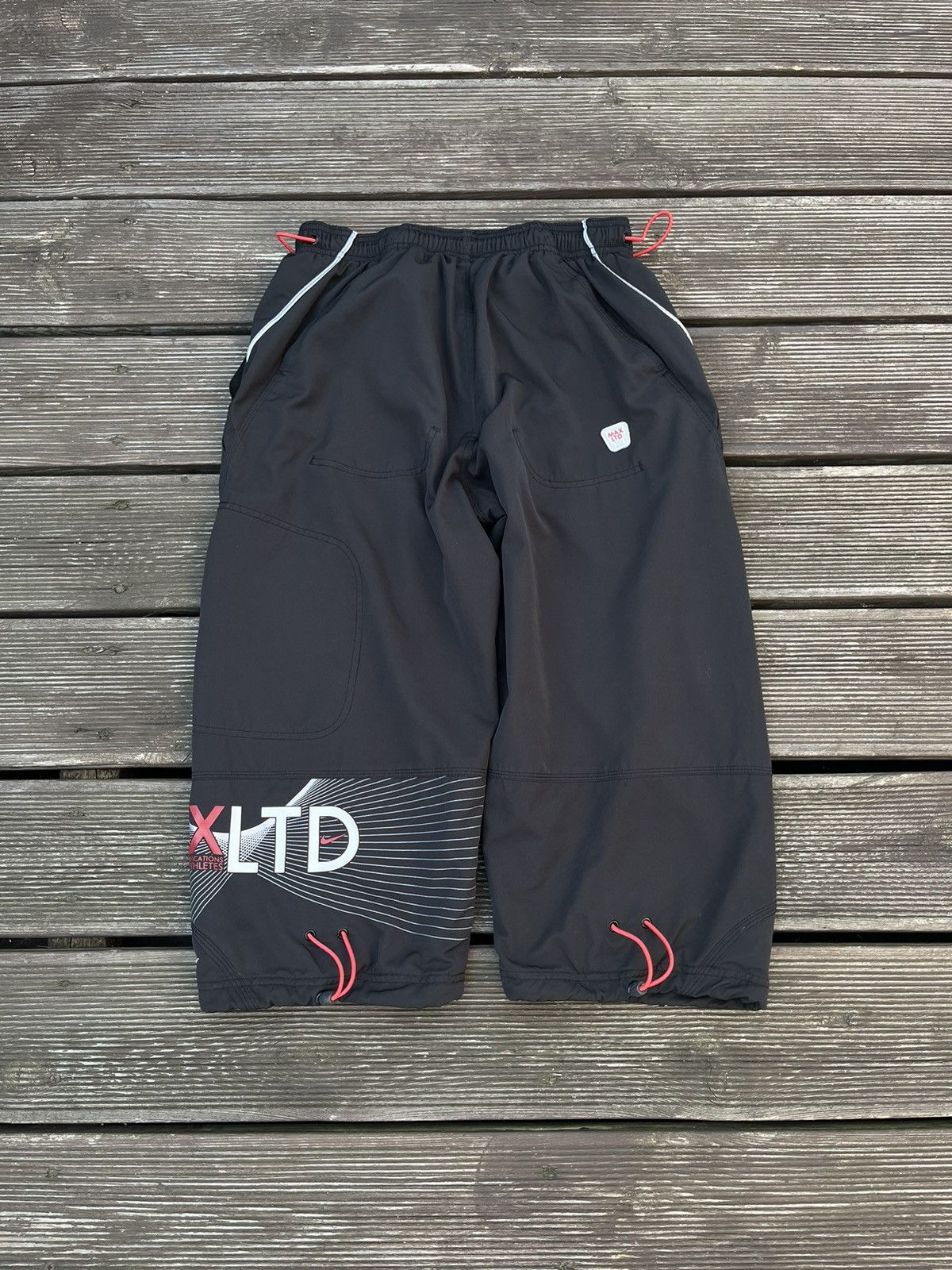 Nike × Vintage Vintage Y2K NIKE Black Shorts Pants Blokecore 00s Style Size US 32 / EU 48 - 5 Thumbnail