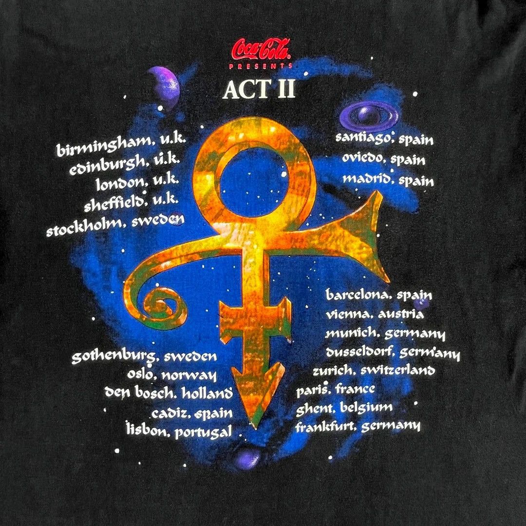 Band Tees Prince 1993 90s Vintage New Power Generation Act 2 T-Shirt Size US XL / EU 56 / 4 - 5 Thumbnail