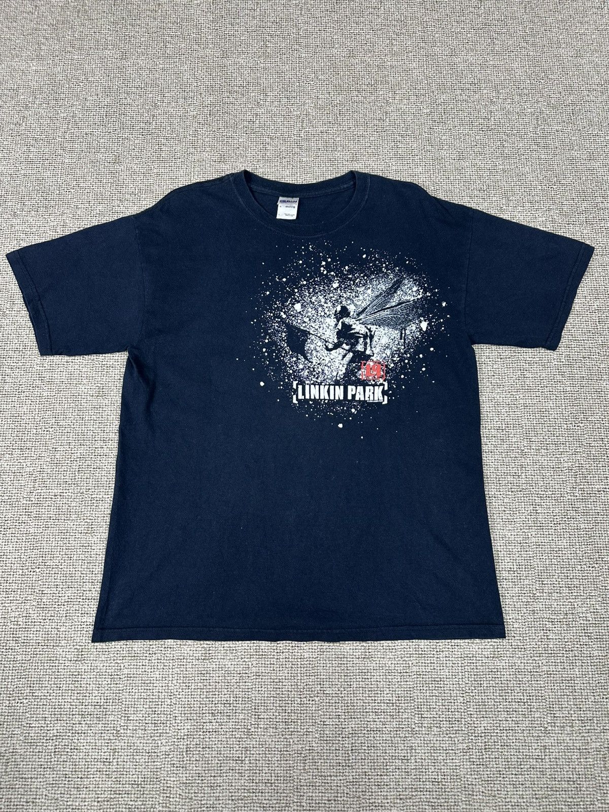 Y2k Linkin Park Winged Soldier Promo Tshirt A996