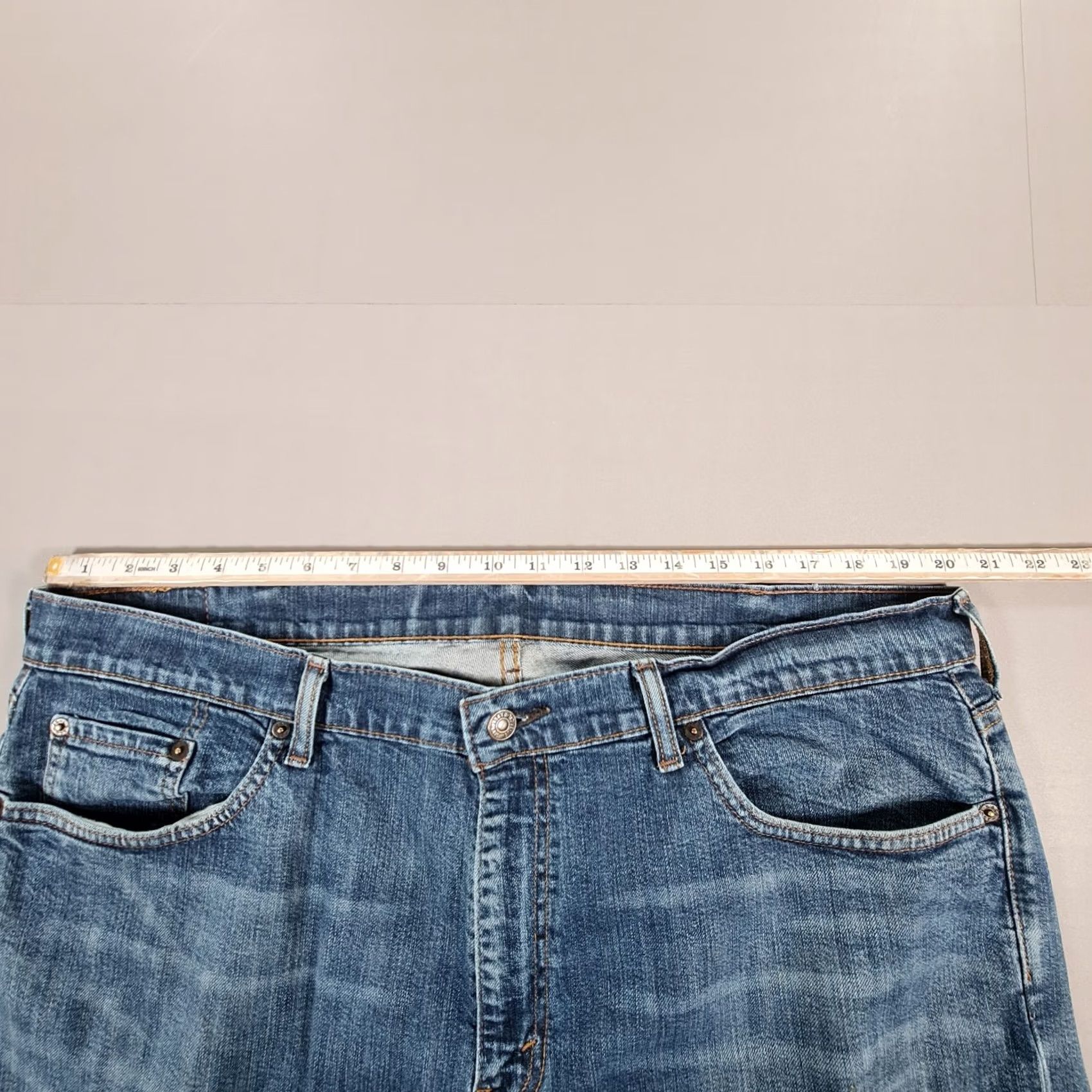Levi's Levi’S 559 Mens Baggy Jeans Blue W40 L28 Relaxed Fit Straight Leg Denim - Vintage - 90s - USA - Zipper Size US 40 / EU 56 - 7 Thumbnail