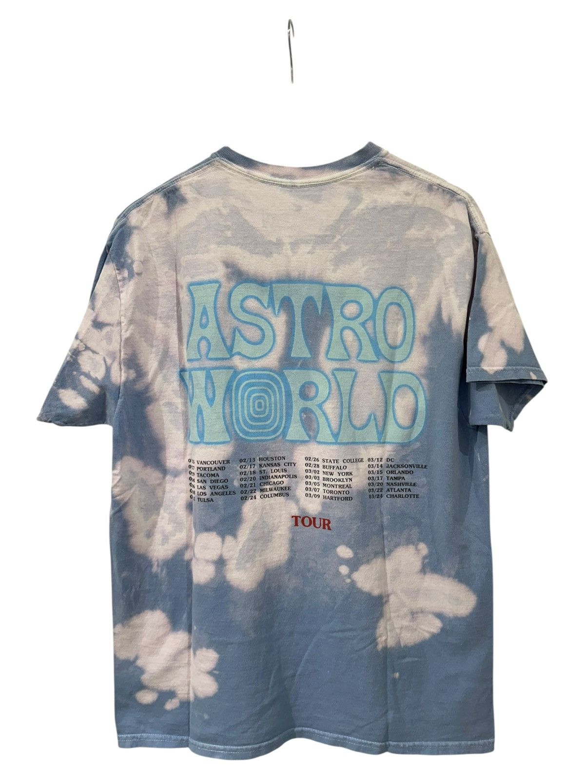 Travis Scott Travis Scott Tie Dye Astroworld Tour Tee Size M Size US M / EU 48-50 / 2 - 4 Thumbnail
