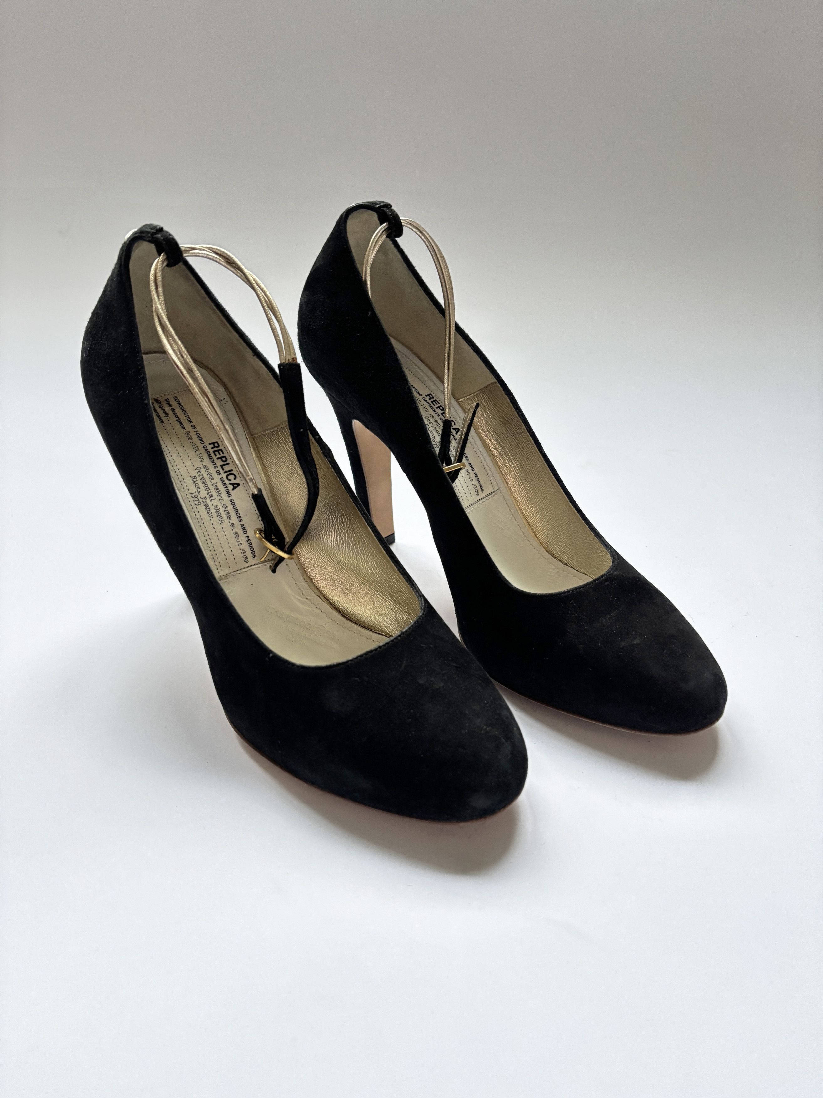 Maison Margiela ⚡️QUICK SALE⚡️Maison Margiela Replica Black Heeled Pumps Size US 8.5 / IT 38.5 - 2 Thumbnail