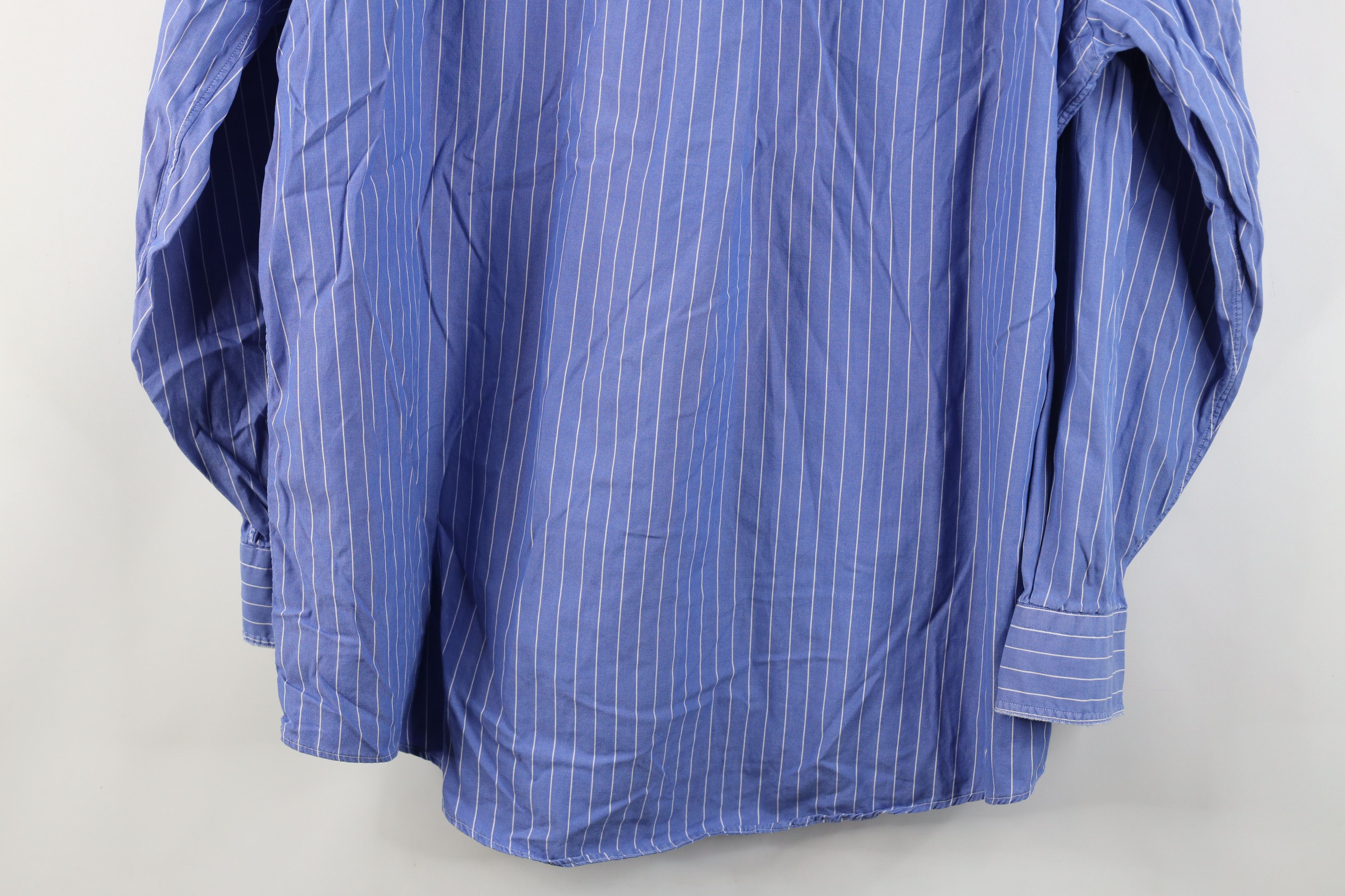 Lands' End Vintage 90s Lands End Pinpoint Oxford Button Down Shirt USA Size US L / EU 52-54 / 3 - 13 Thumbnail