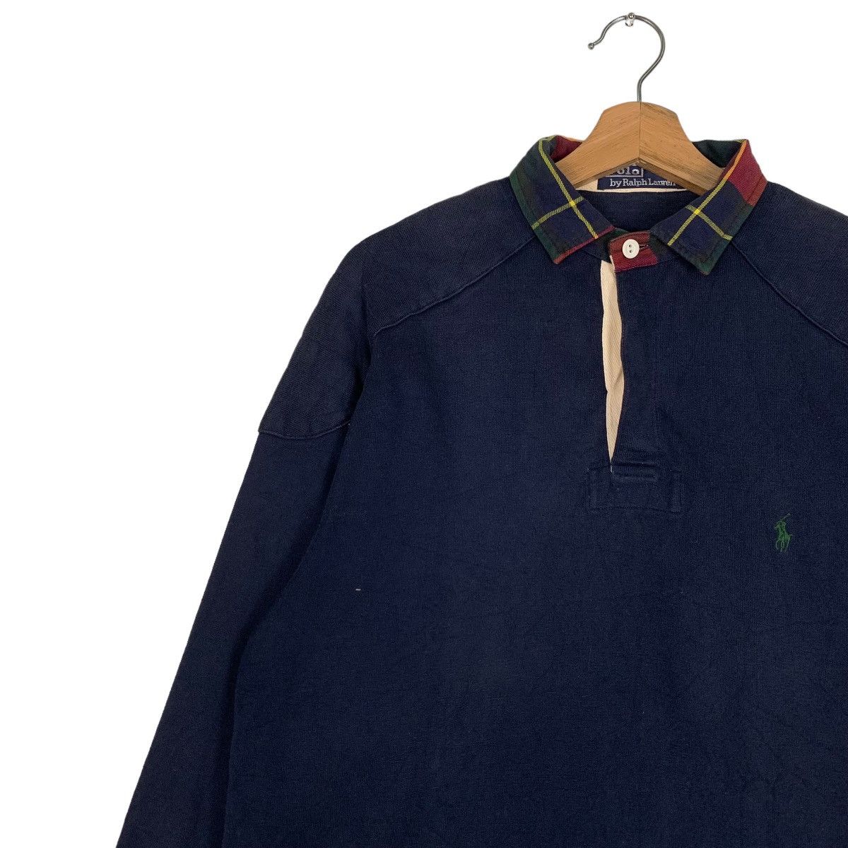 Polo Ralph Lauren Polo RL Half Button Neck Tartan Sweatshirt #0810-C37 Size US M / EU 48-50 / 2 - 6 Thumbnail