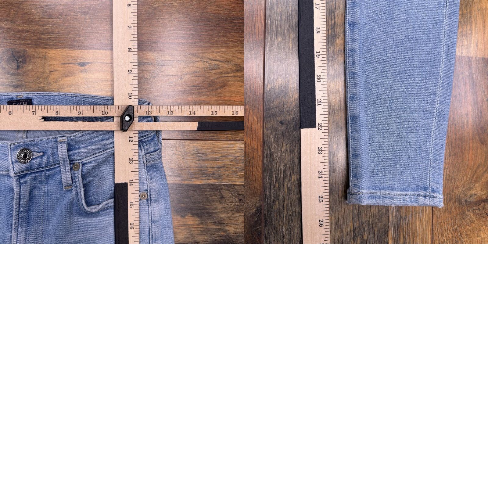 Citizens Of Humanity Citizens Of Humanity Jeans Rocket Crop High Rise Skinny 24 Blue Stretch Size 42" / US 20 - 9 Thumbnail