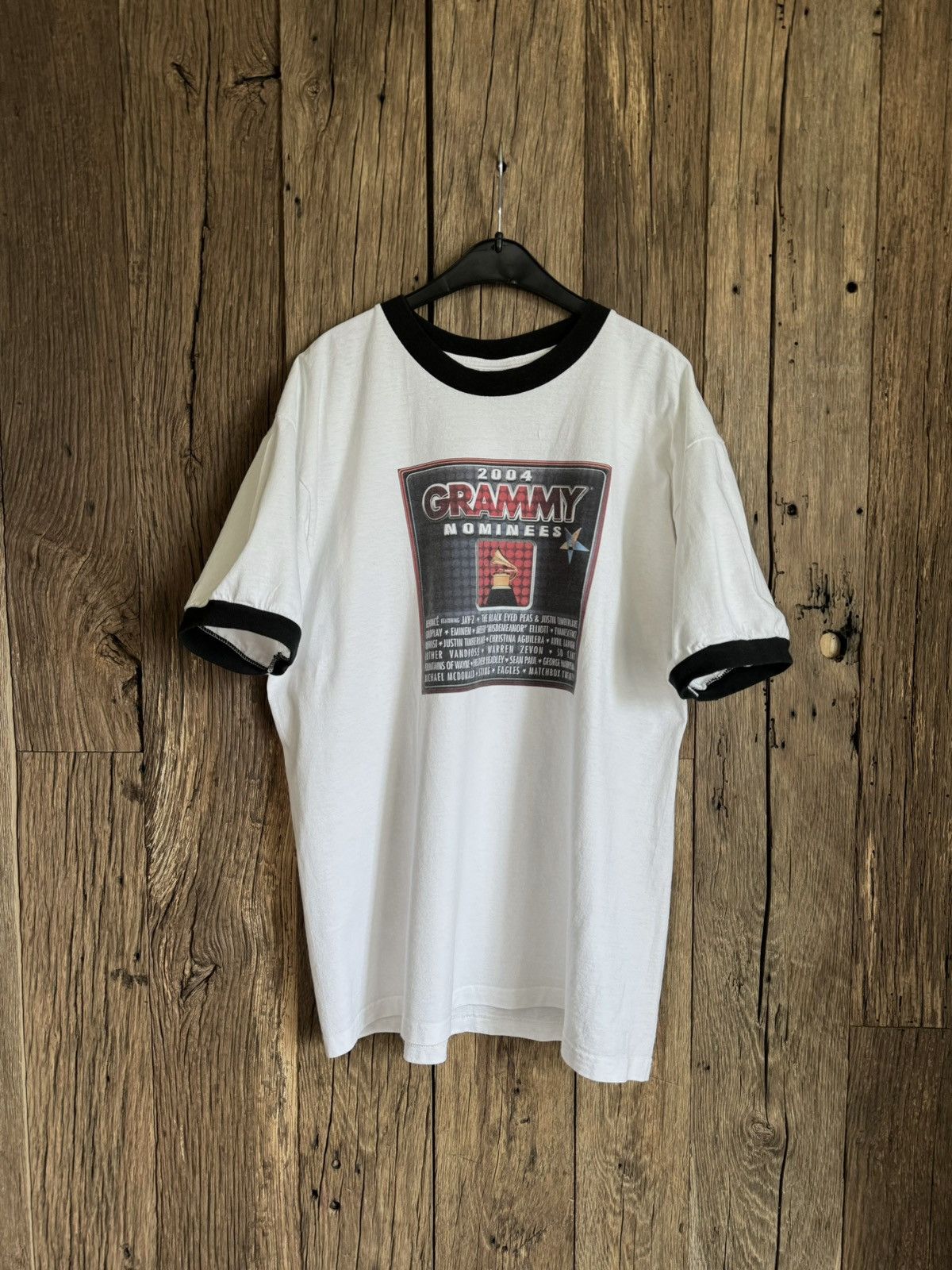Band Tees × Vintage Vintage 2004 46th Grammy Nominees T-Shirt Size US L / EU 52-54 / 3 - 1 Thumbnail