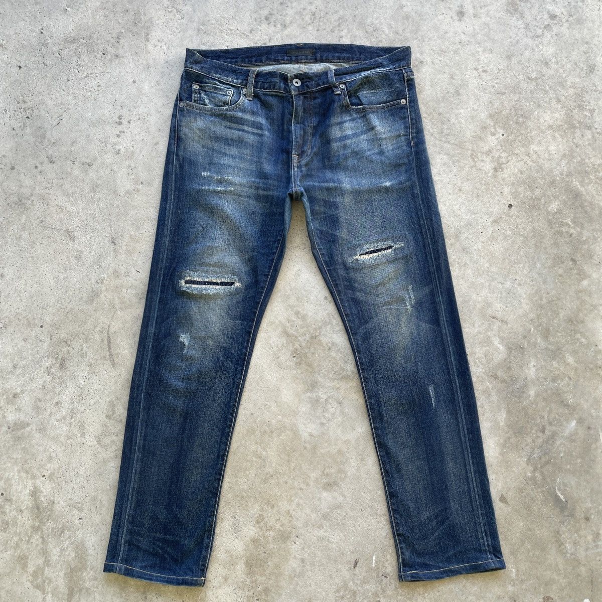Japanese Brand Vintage Japanese Brand Denim Jeans Pants Faded W34 Size US 34 / EU 50 - 1 Thumbnail