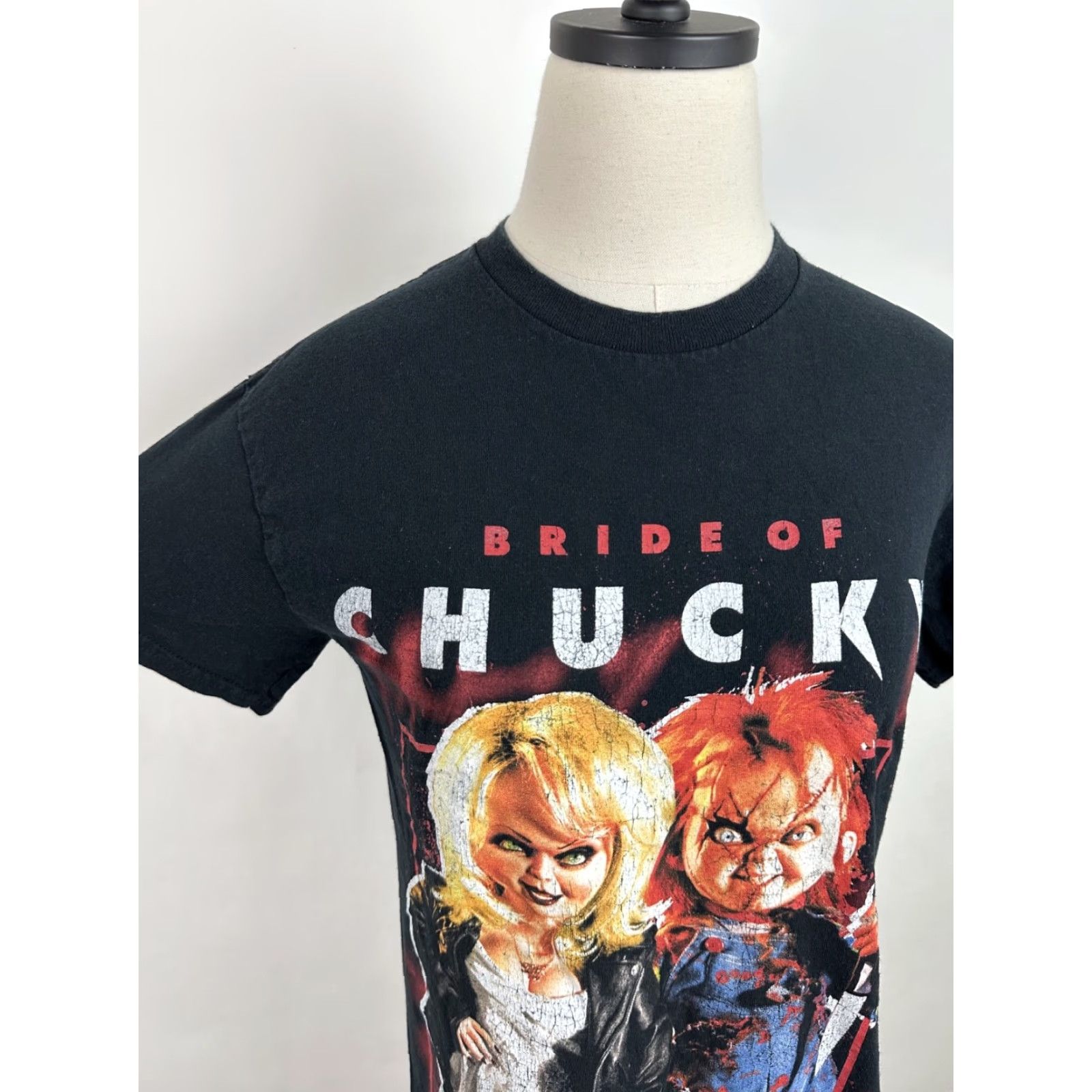 Vintage Chucky Shirt Womens Small Bride of Chucky T-shirt Horror Tee Halloween Shirt Shirt Size S / US 4 / IT 40 - 3 Thumbnail