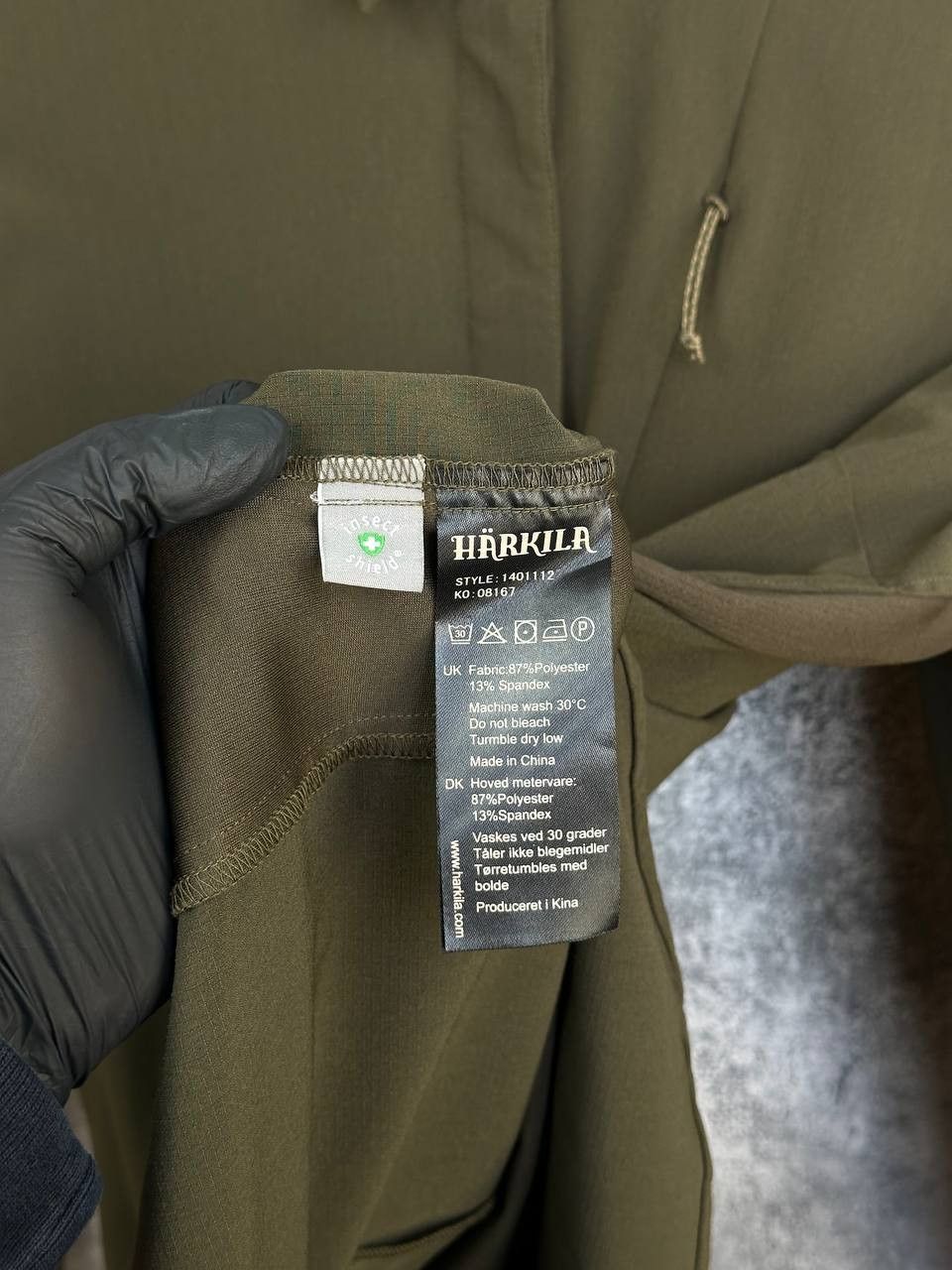 Other Harkila Herlet Tech Button Up Shirt Technical Ripstop Fabric Size L / US 10 / IT 46 - 15 Thumbnail