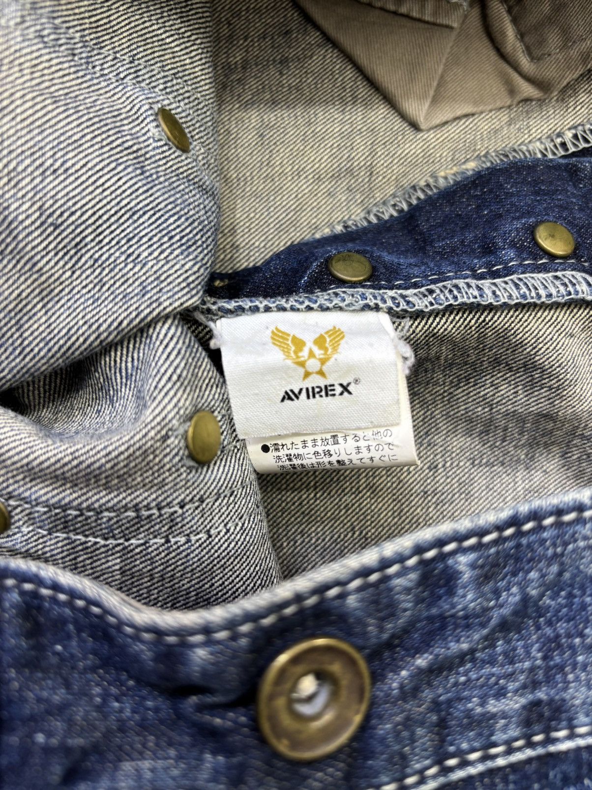 Avirex 💥Baggy💥AVIREX Military Multi Round Pocket Denim F711 Size US 32 / EU 48 - 22 Thumbnail