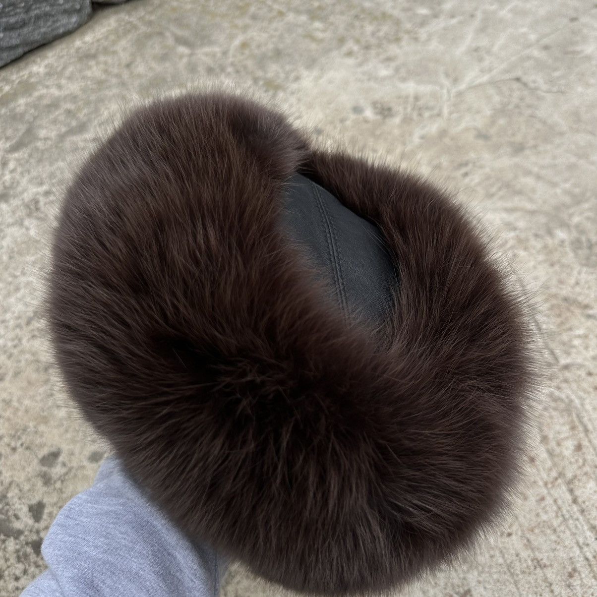 Designer × Japanese Brand Vintage Japanese Style Real Fur Cap Hat Ushanka Y2K 90s Size ONE SIZE - 1 Thumbnail