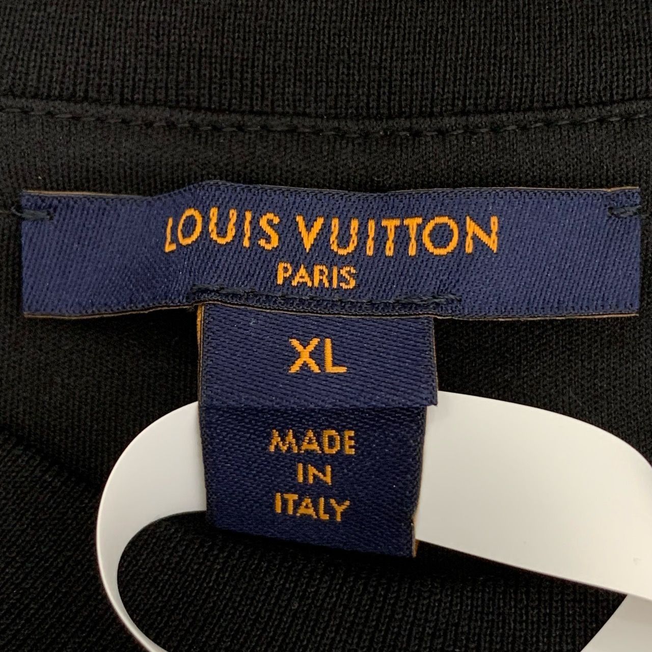 Louis Vuitton [Louis Vuitton] Monogram Print Round-Neck Blue Cotton Short- Size XL / US 12-14 / IT 48-50 - 2 Thumbnail