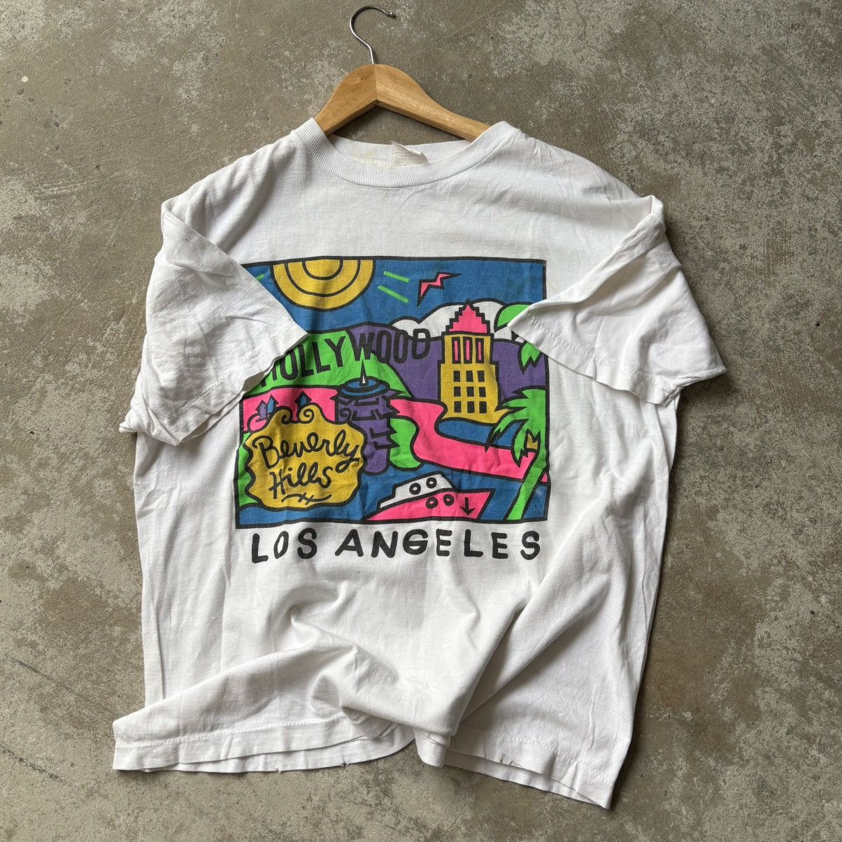 Arts & Science Vintage Los Angeles Graphic Tee 90s LA Art Size US L / EU 52-54 / 3 - 9 Thumbnail