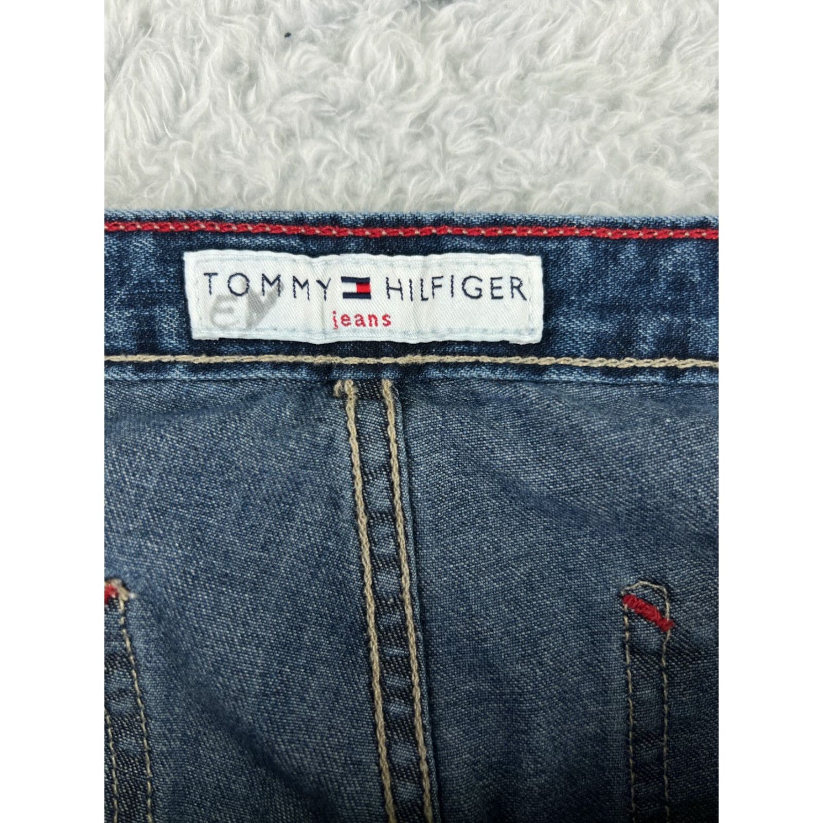 Tommy Hilfiger Tommy Hilfiger Jeans Women 14 Blue Denim Bootcut 5-Pocket Stretch Cotton Regular Inseam 32 Size 36" / US 14 / IT 50 - 3 Thumbnail