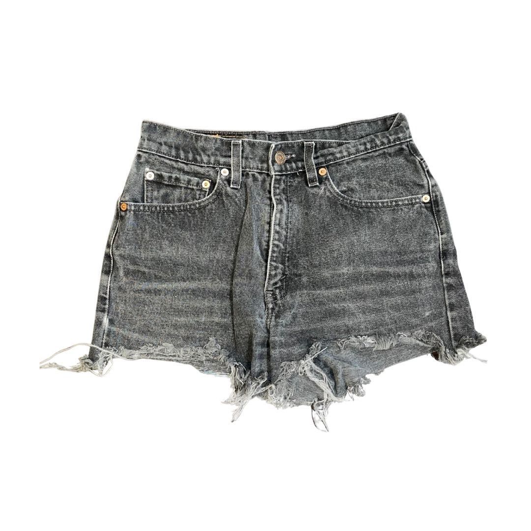 Levi's Levi's 512 High Rise Denim Upcycle Shorts Cut off Distressed Size 25" / US 0 / IT 36 - 1 Thumbnail