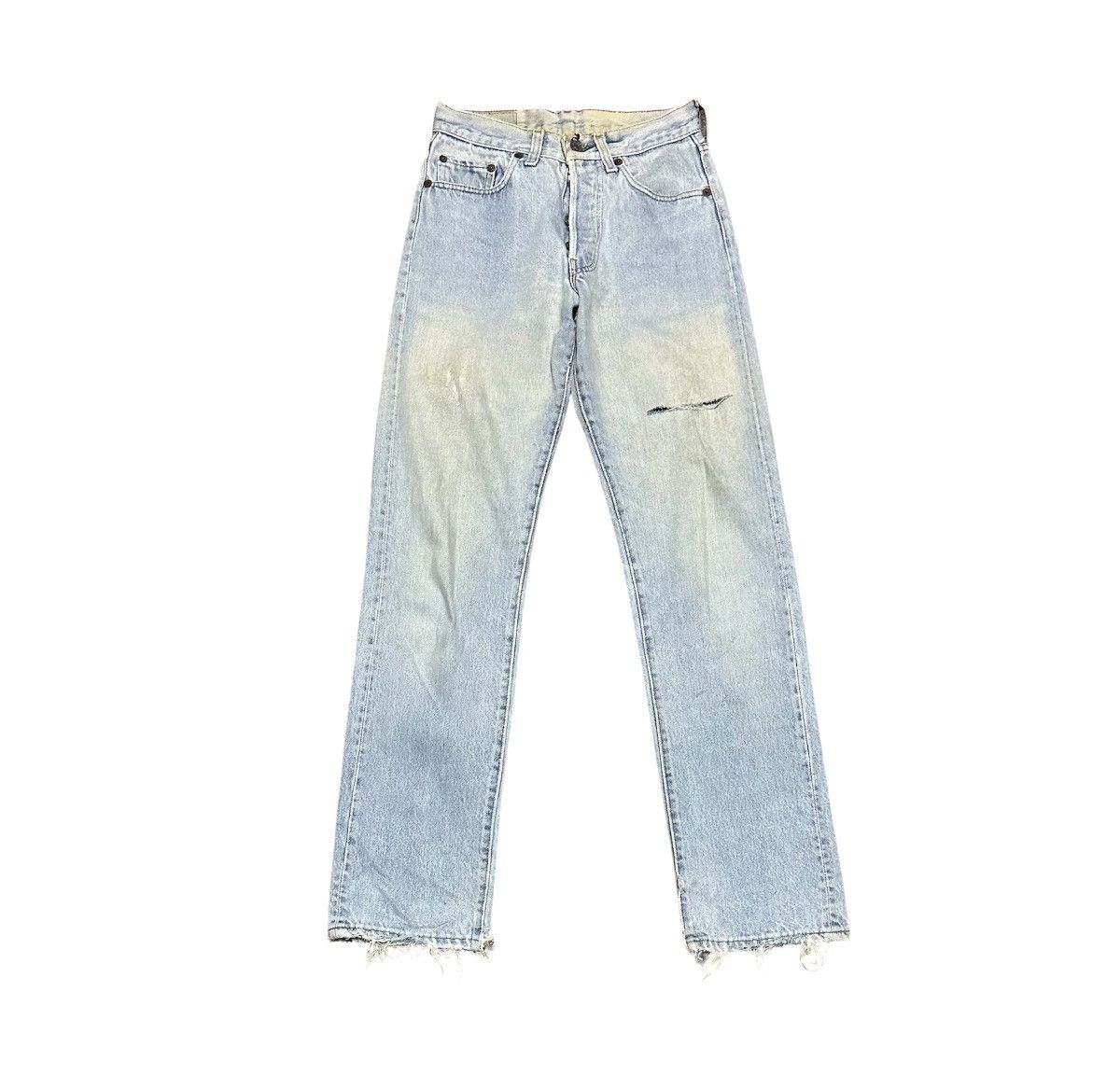 Levi's Vintage 80s Levis 501 Straight Leg Jeans Light wash Jeans Size US 26 / EU 42 - 1 Thumbnail