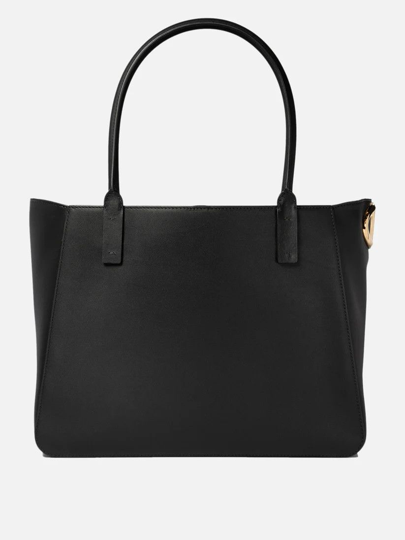 Valentino o1s22i1n0924 Size: OS / Nappa Vlogo Side Tote Bag in Black Size ONE SIZE - 3 Thumbnail