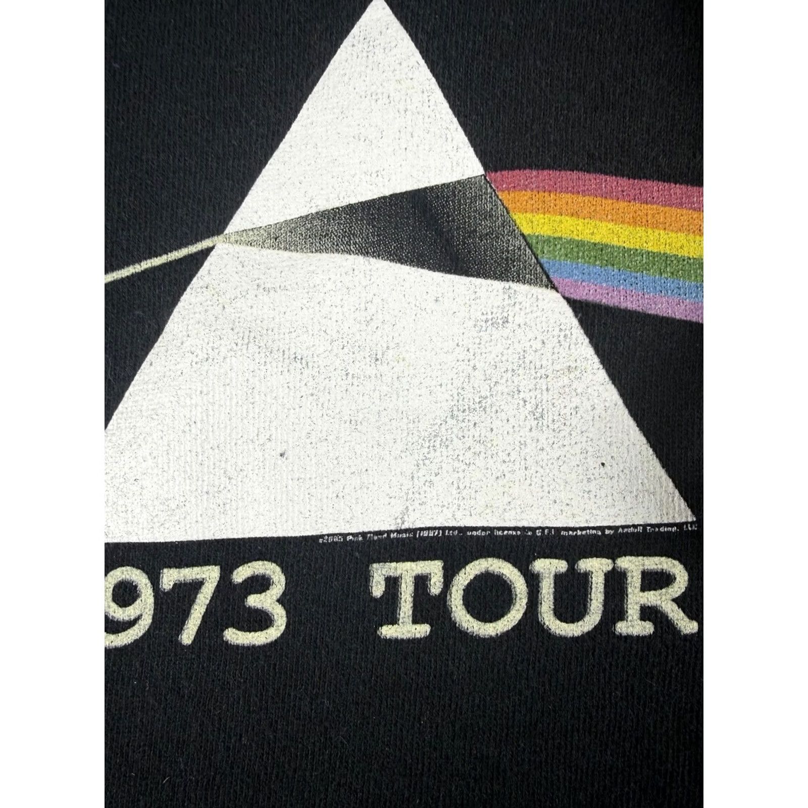 Vintage VINTAGE Pink Floyd Sweatshirt Mens Large Black Pullover Hoodie Dark Side Of Moon Size US L / EU 52-54 / 3 - 3 Thumbnail