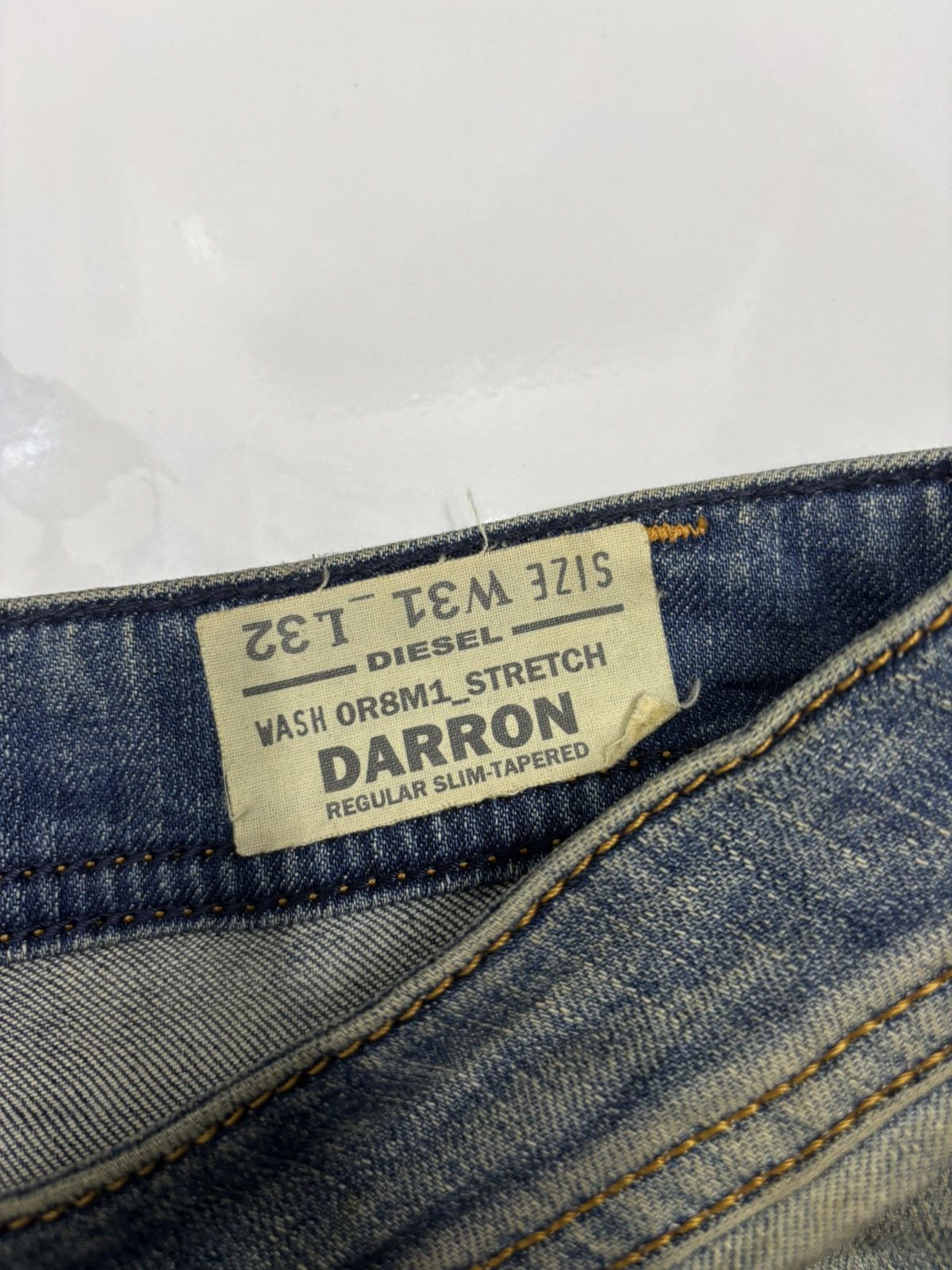 Kapital 🔥DIESEL EARTHY MUD WASH RUSTY DARRON SLIM TAPERED JEANS Size US 34 / EU 50 - 13 Thumbnail