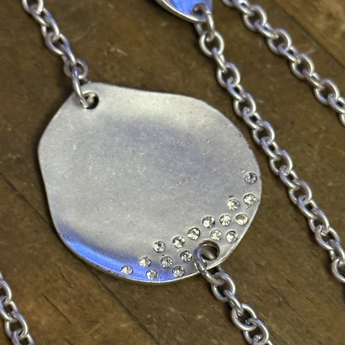 Other Long silver tone station sand dollar necklace Size ONE SIZE - 3 Thumbnail