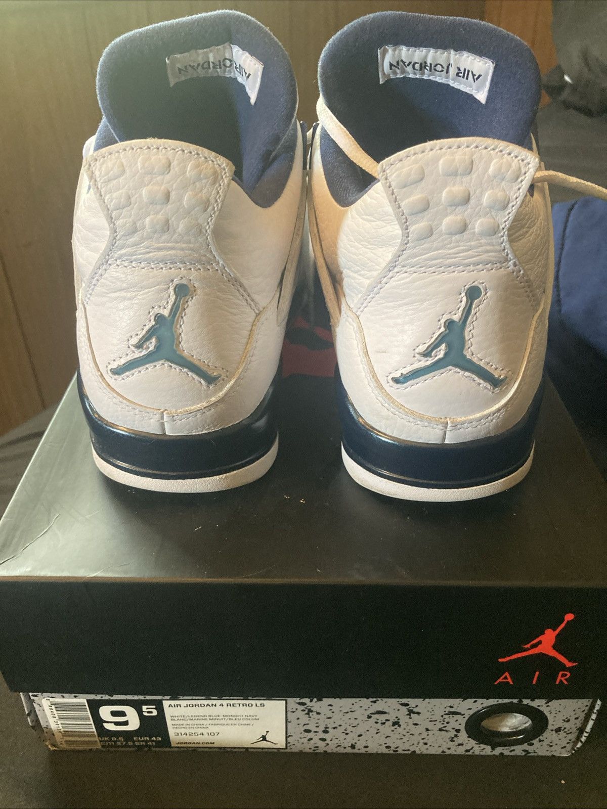 Jordan Brand jordan 4 legend blue / Midnight Navy Size US 9.5 / EU 42-43 - 5 Thumbnail