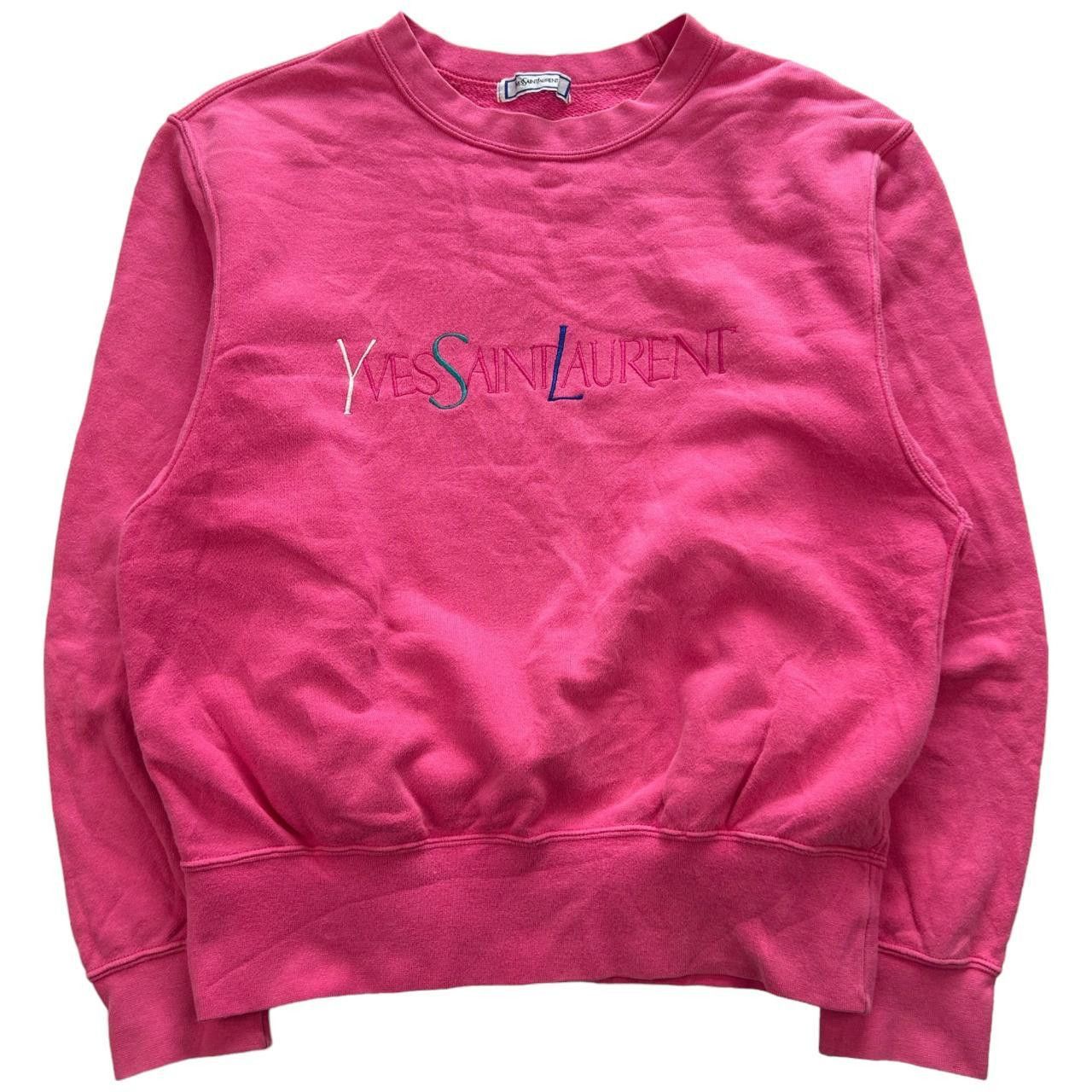 Pink ysl sweatshirt clearance