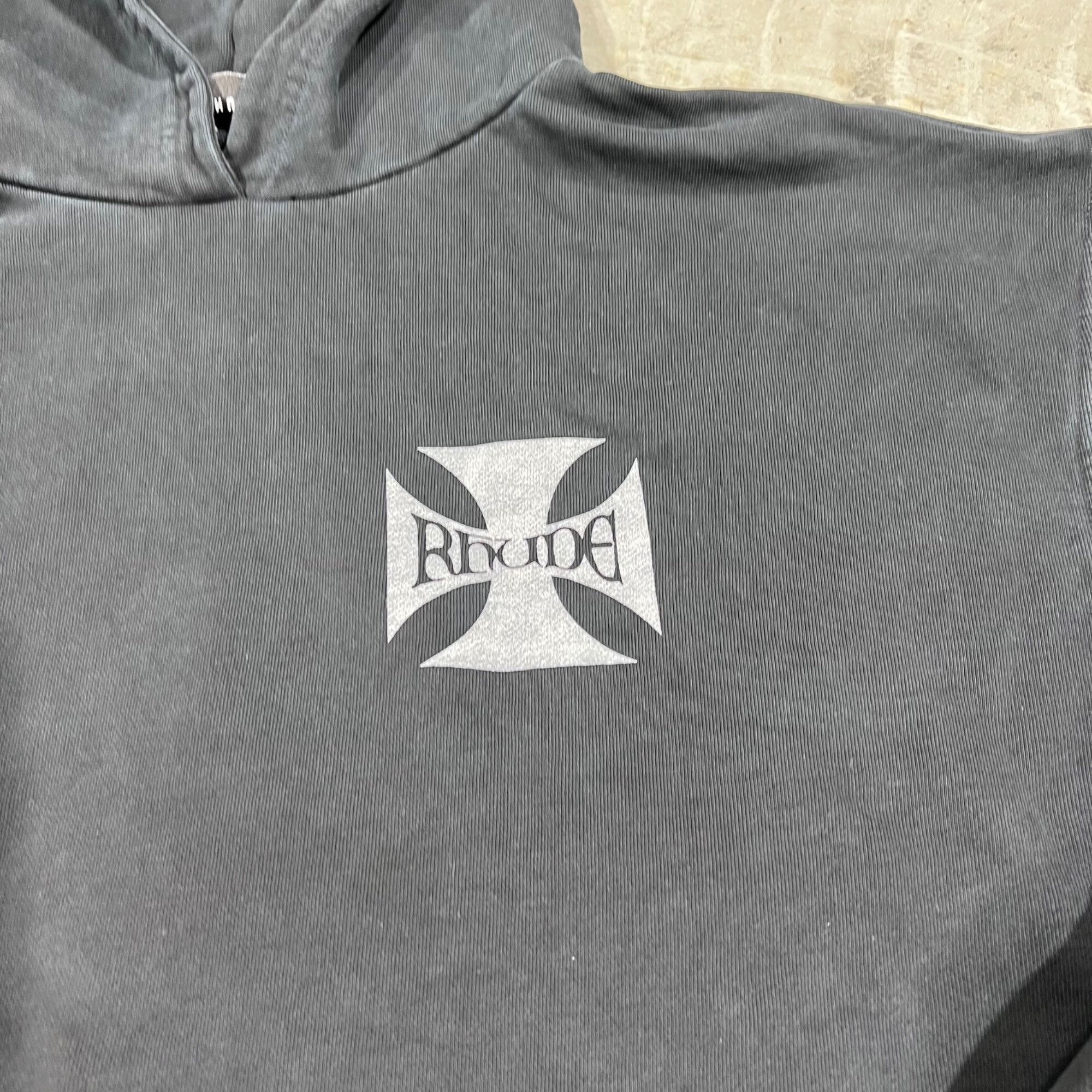 Rhude NEW RHUDE CLASSIC CHECKERS BLACK HOODIE SZ LARGE Size US L / EU 52-54 / 3 - 3 Thumbnail