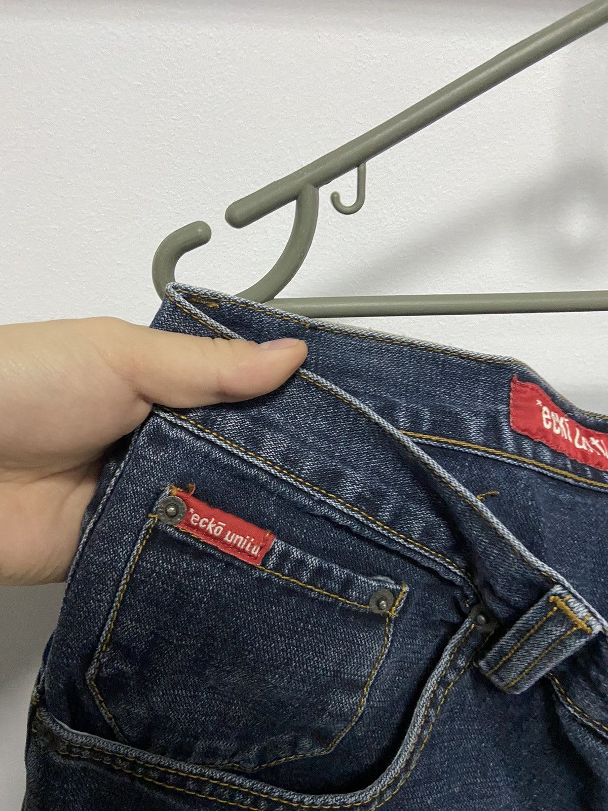Ecko Unltd. × Vintage Ecko Unltd. Vintage denim pants skate pocket logo Size US 36 / EU 52 - 6 Thumbnail