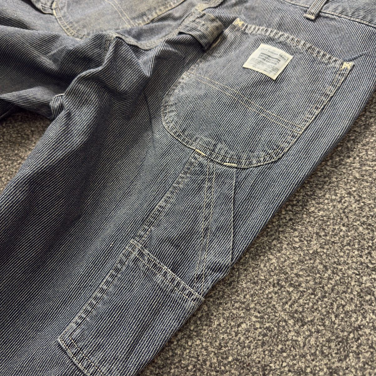 Japanese Brand Vintage 90s Blue Way Carpenter Pants y2k Style Size US 32 / EU 48 - 11 Thumbnail