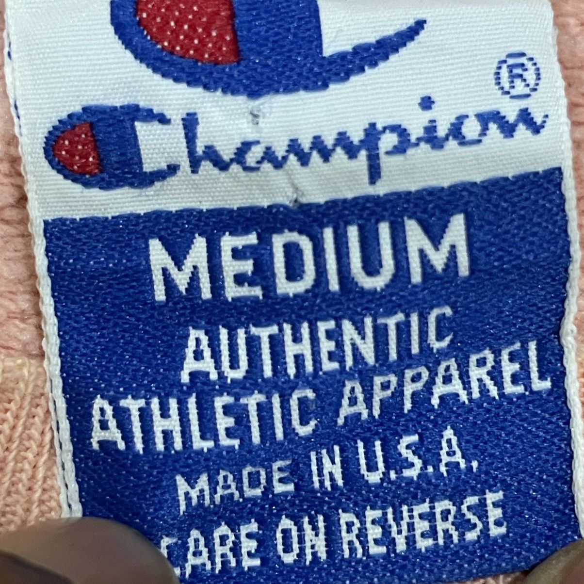 Champion Champion Script Logo Embroidered Crewneck Distressed Faded Size US M / EU 48-50 / 2 - 6 Thumbnail