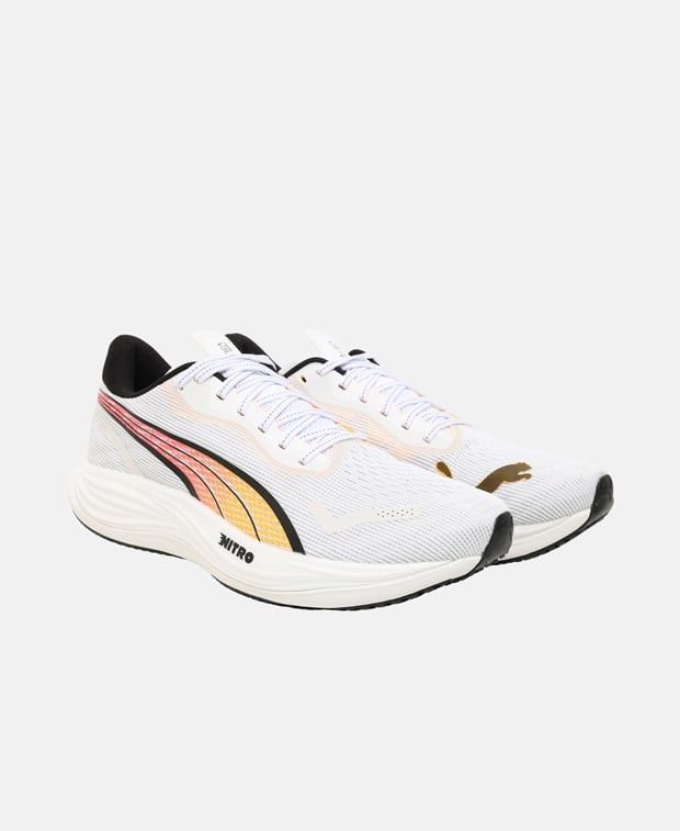 Puma Velocity Nitro 3 Running Shoes in White, Men's (Size 12)