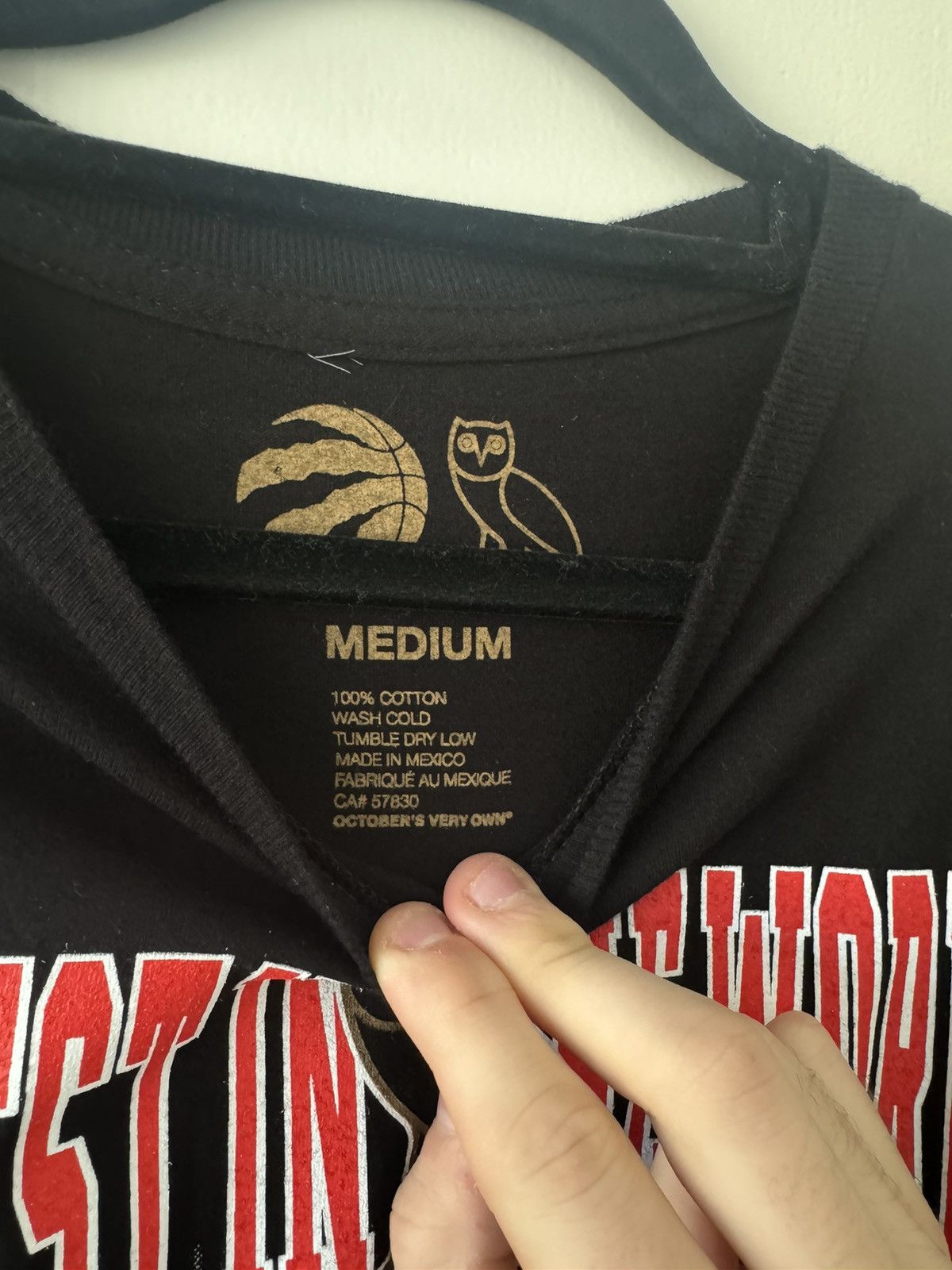 October's Very Own October’s Very Own OVO Toronto Raptors Championship Tee Size US M / EU 48-50 / 2 - 3 Thumbnail