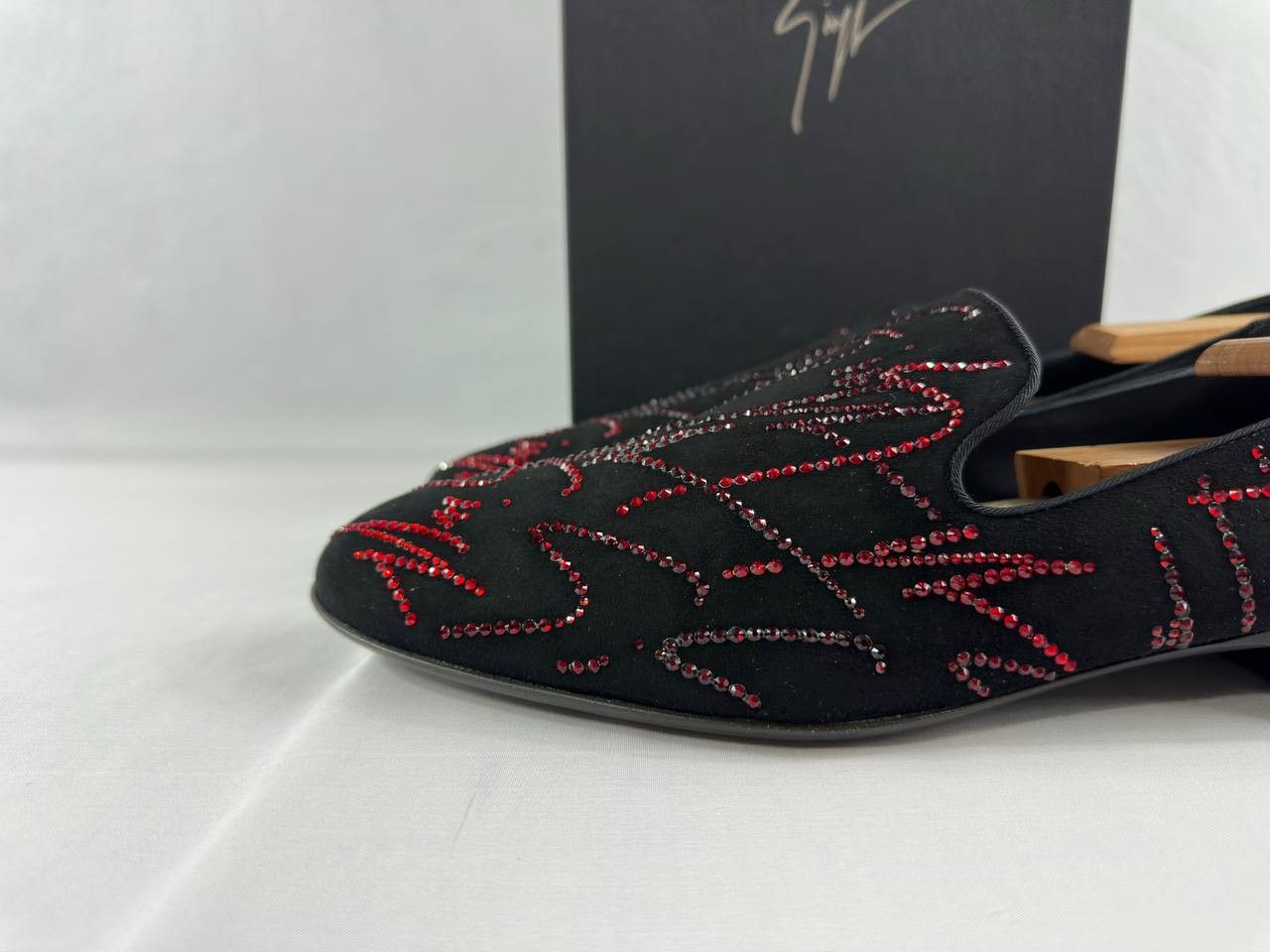 Giuseppe Zanotti Giuseppe Zanotti G-Glam Crystal Logo Loafer Size US 10 / EU 43 - 8 Thumbnail
