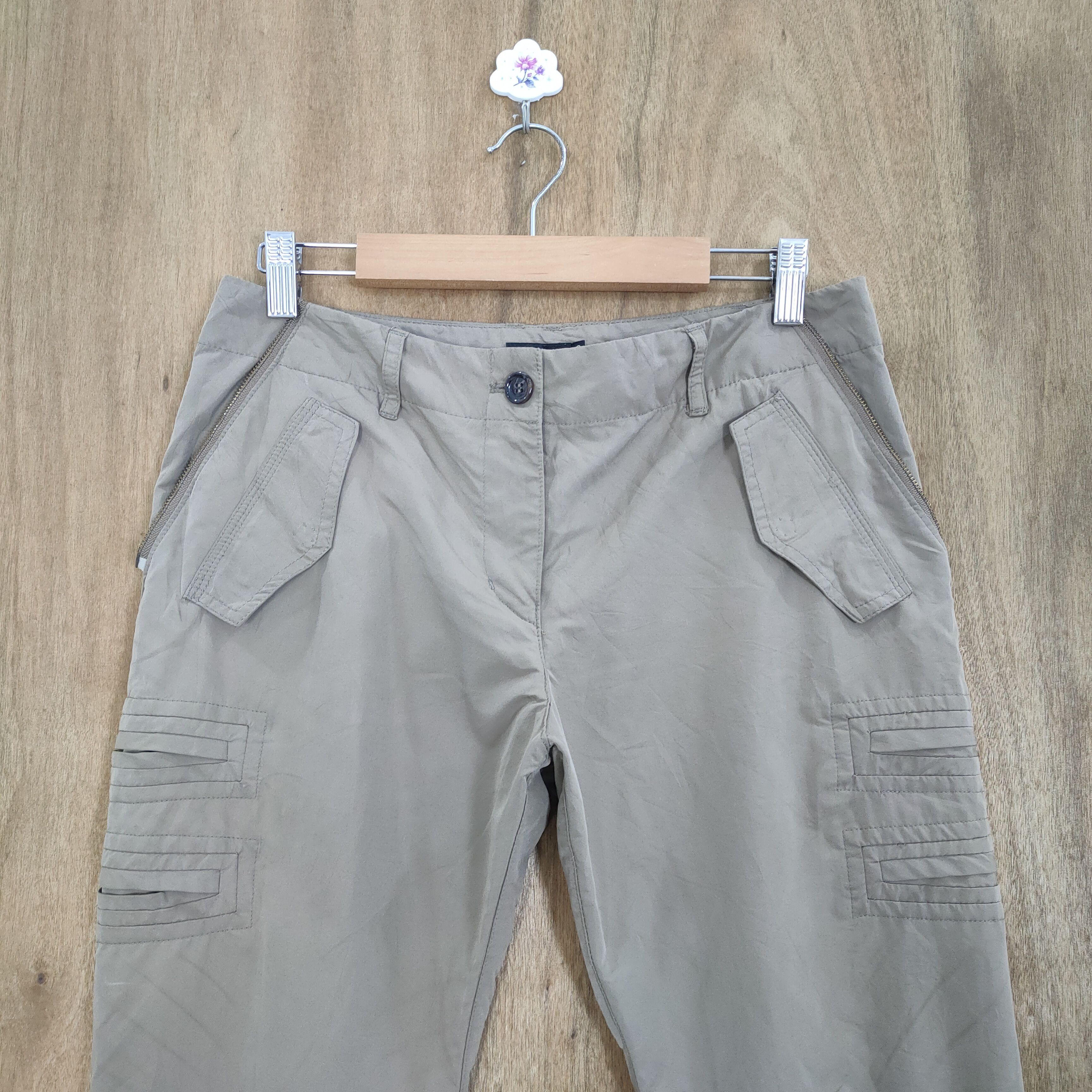 LE CIEL BLEU JAPANESE BRAND WOMEN BONDAGE CARGO PANTS Size US 29 - 2 Thumbnail