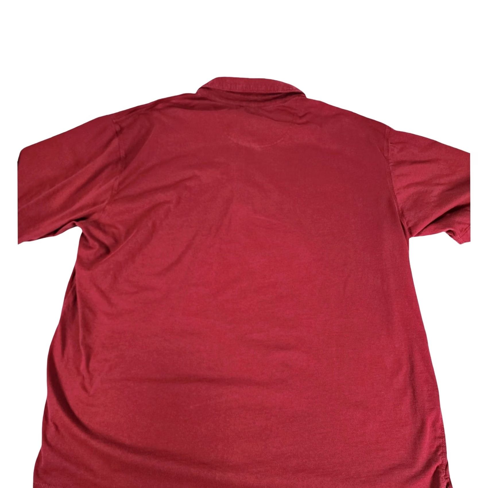 Vintage NCAA Arkansas Razorbacks Polo Shirt Mens 2XL Red Cotton Knights Apparel Graphic Print Size US XXL / EU 58 / 5 - 8 Thumbnail