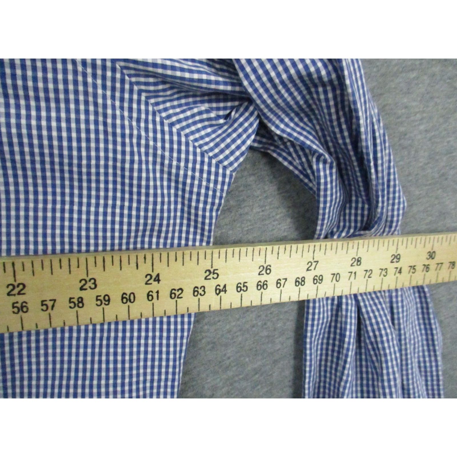 Peter Millar Peter Millar Shirt Large Crown Finish Blue Check Button Down Gingham Mens Size US L / EU 52-54 / 3 - 6 Thumbnail