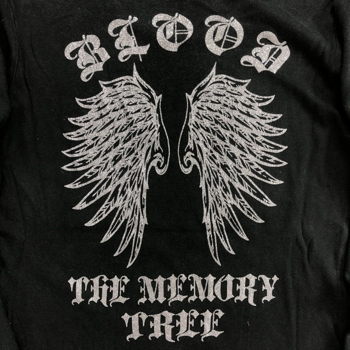 If Six Was Nine × Japanese Brand × Le Grande Bleu (L.G.B.) 2000s Soky Bal Wings Tribal Poem Lgb Style Long Sleeve Size US M / EU 48-50 / 2 - 11 Thumbnail