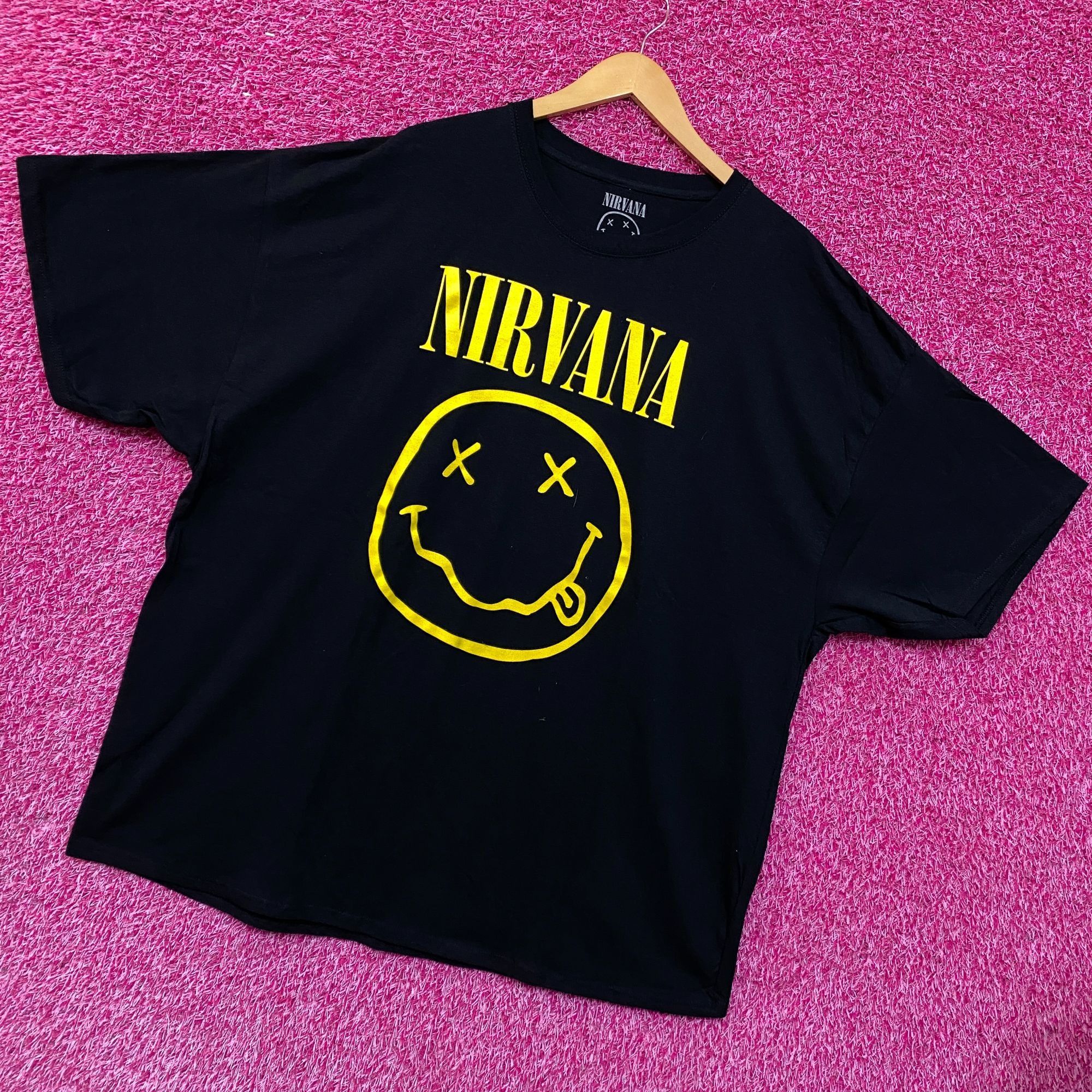 Nirvana Nirvana Nevermind Tour Smiley Logo Promo Grunge Tee 3X Size US XXL / EU 58 / 5 - 3 Thumbnail