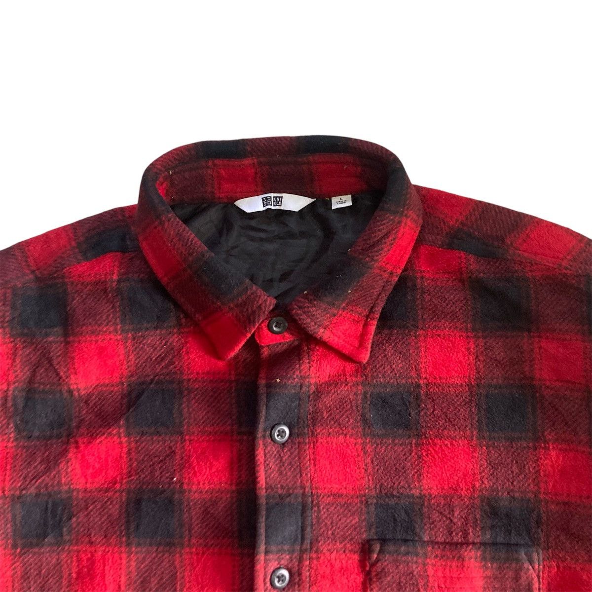 Uniqlo UNIQLO RED CHECKERED FLANNEL Size US L / EU 52-54 / 3 - 3 Thumbnail