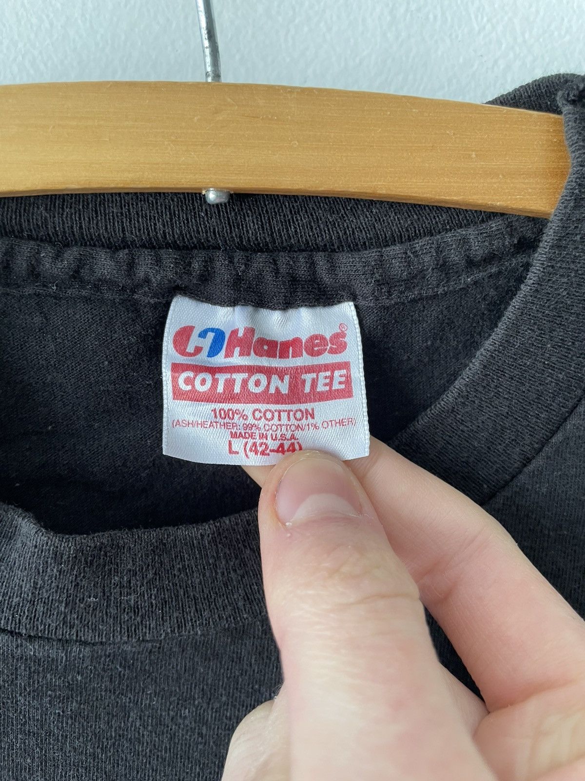 Hanes × Vintage Vintage 80s Steve McQueen Cropped t Size US L / EU 52-54 / 3 - 3 Thumbnail