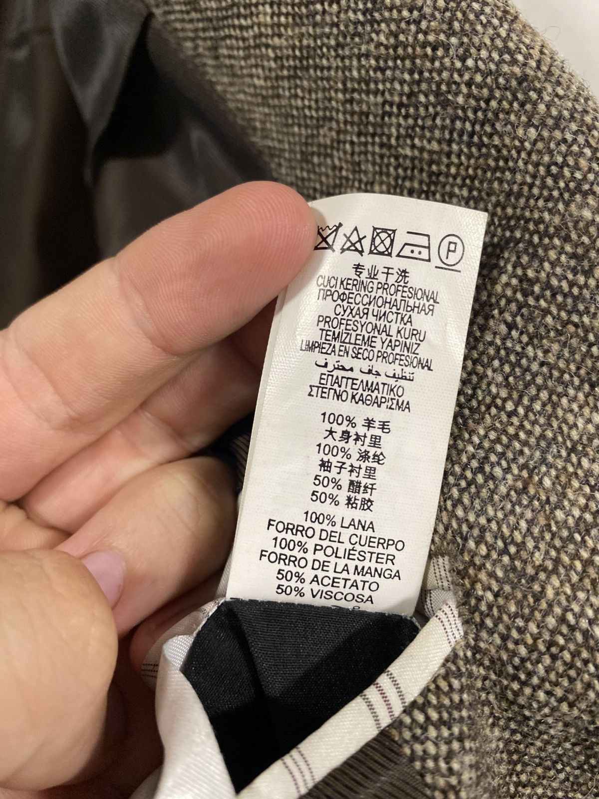 Marks & Spencer Mark & Spencer by Moon England Wool Woven Blazer Size: M Size 42R - 9 Thumbnail