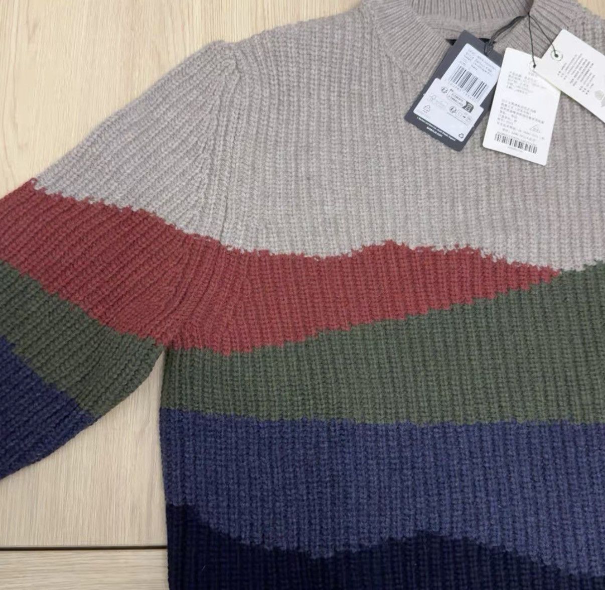 Barbour Barbour x Maison Kitsune Collab 100% Wool Sweater J44 Size US L / EU 52-54 / 3 - 5 Thumbnail
