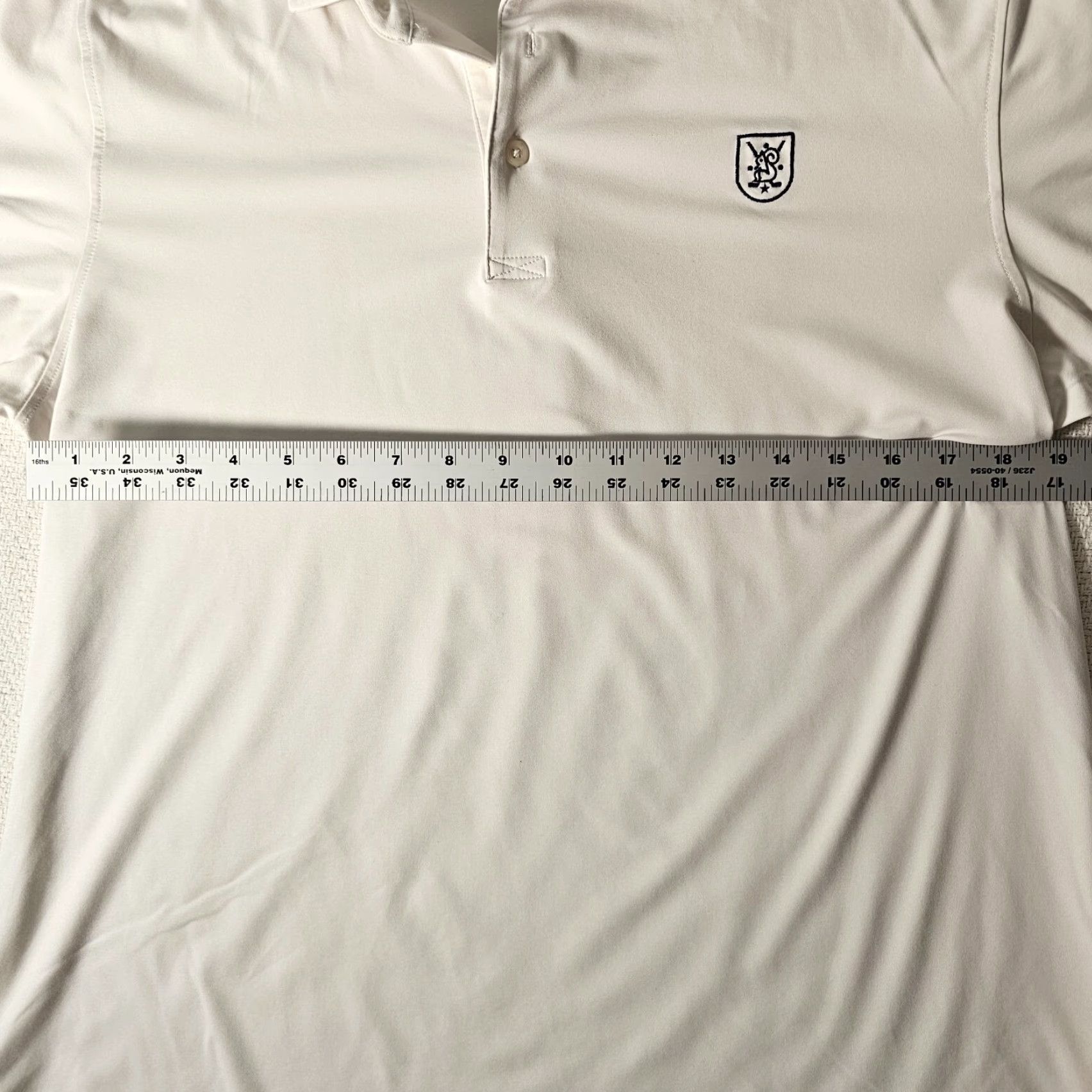 Vintage VINTAGE Polo Golf Draddy Sport Brook Hallow Polo Shirt Mens M White USA 90s Golf Limited Edition Breathable Stretch Size US M / EU 48-50 / 2 - 5 Thumbnail