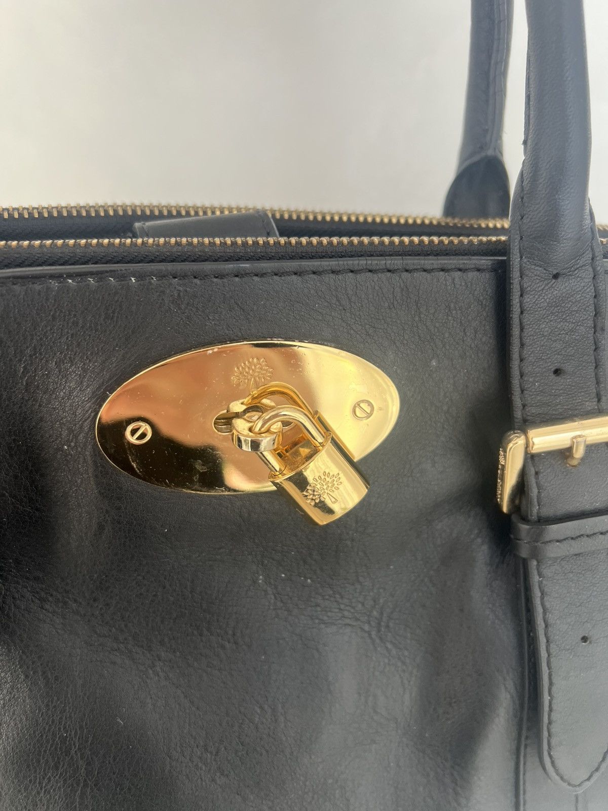 Mulberry Vintage luxury Mulberry leather bayswater tote bag Size ONE SIZE - 2 Thumbnail