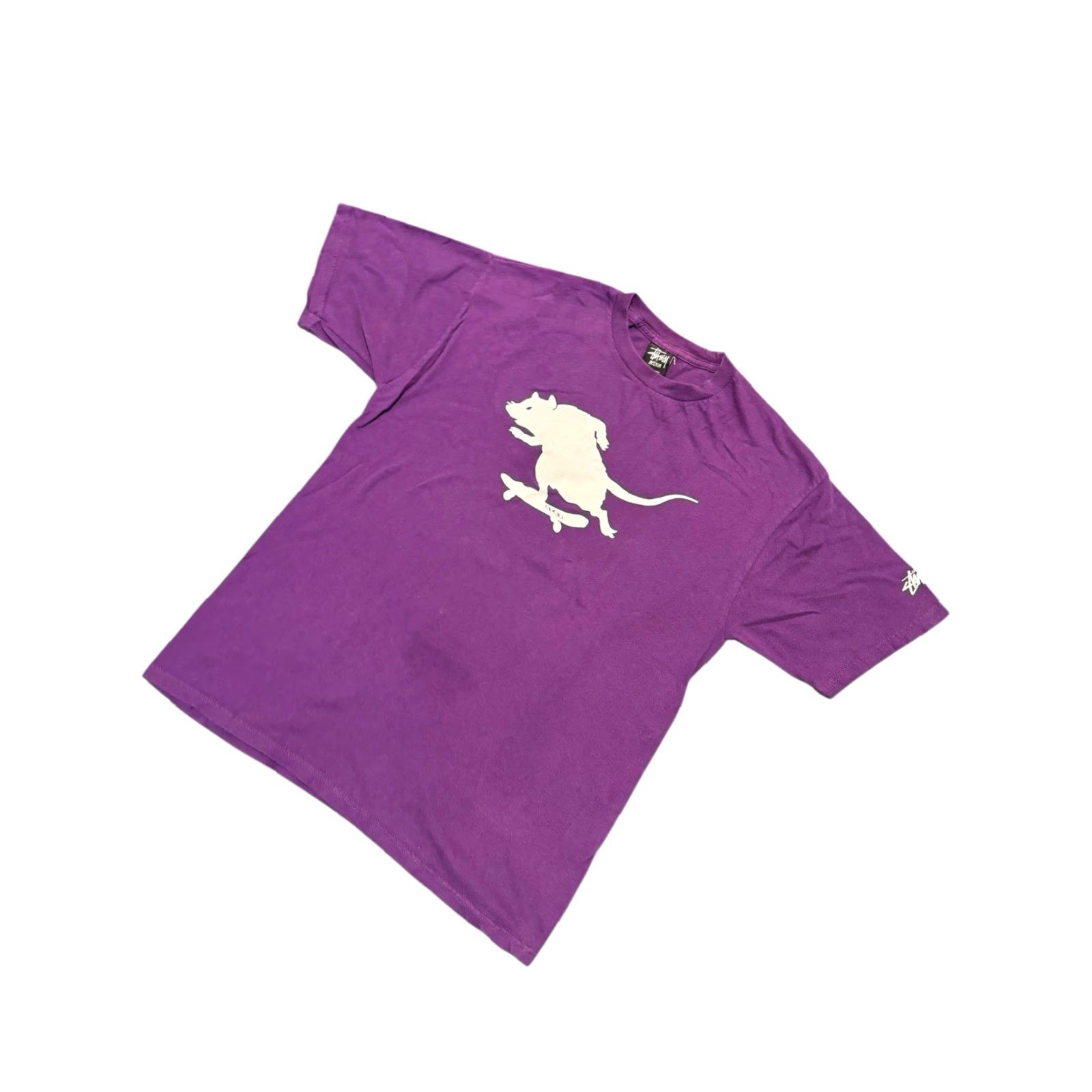 Vintage VINTAGE Stussy Rat Skateboarding Purple T-Shirt Tee Size Medium HTF RARE Mens Shirt Purple Rat Skateboarding Logo Cotton Crew Neck Long Sleeve Size US M / EU 48-50 / 2 - 4 Thumbnail