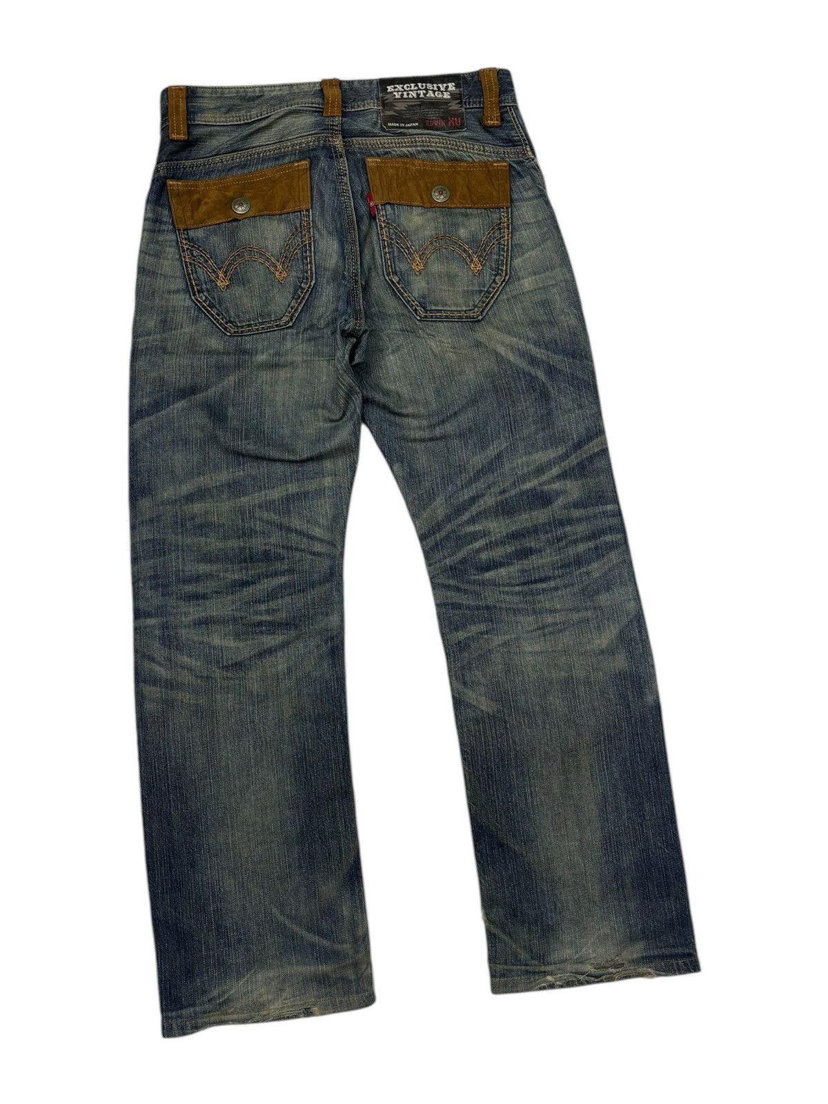 Edwin EDWIN RUSTY BAGGY DISTRESSED DENIM JEANS Size US 33 - 4 Thumbnail