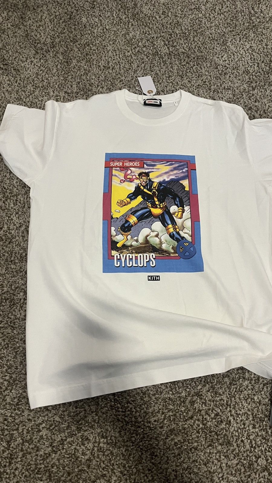 Kith × Marvel Comics Kith Marvel Cyclops Vintage Tee White Size Medium Size US M / EU 48-50 / 2 - 1 Thumbnail