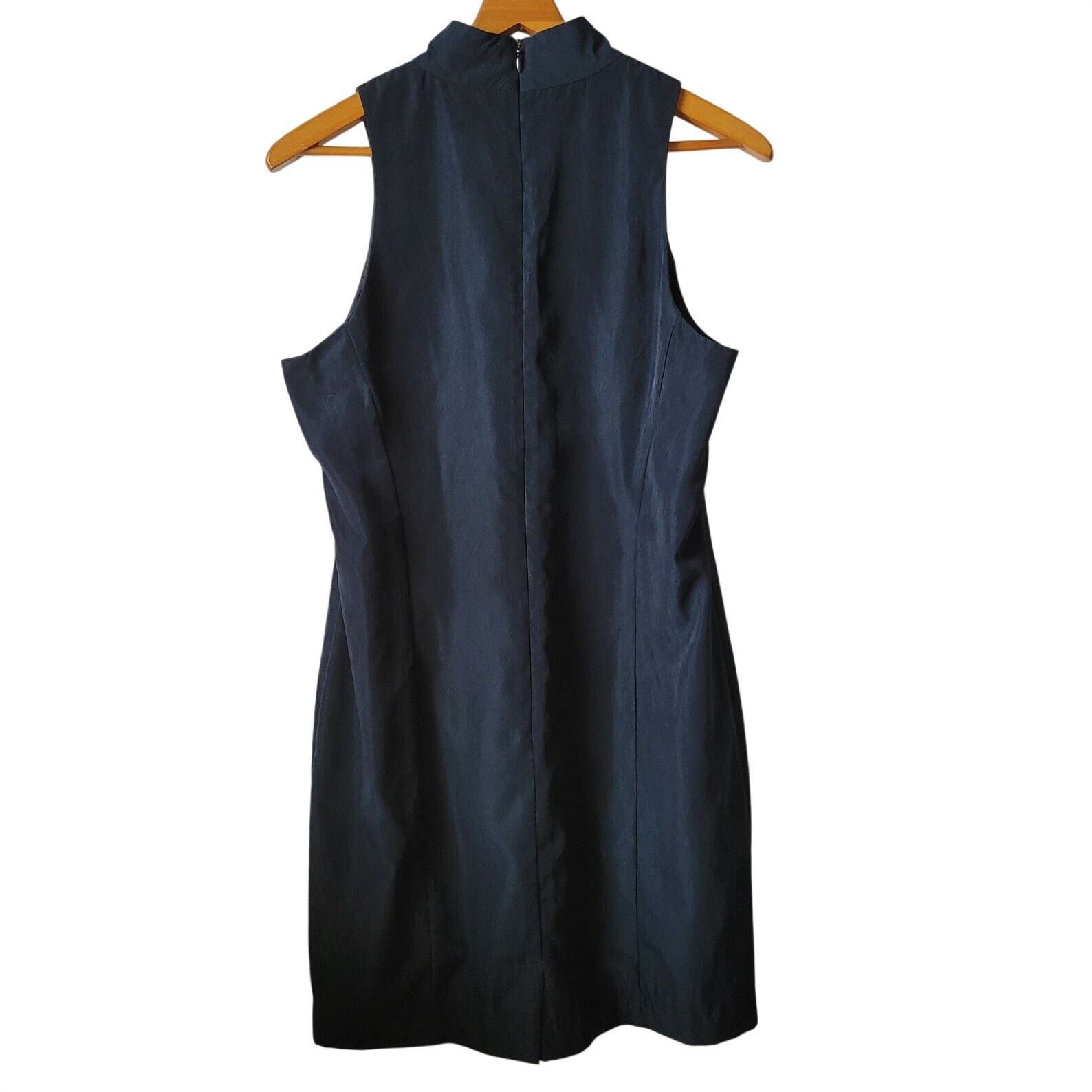 Vintage HUGO BUSCATI VINTAGE 80s LBD Black Tank Bodycon Mini Dress Size XS / US 0-2 / IT 36-38 - 6 Thumbnail